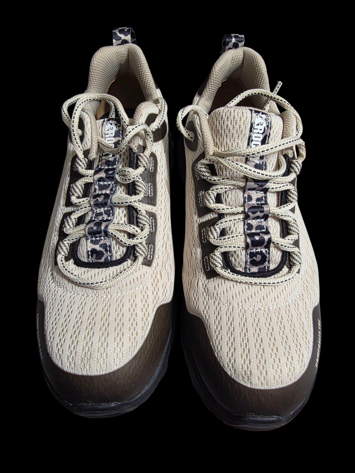 ROCKY V lite Womens Lace Up “Nano” Composite Work Shoe Brown