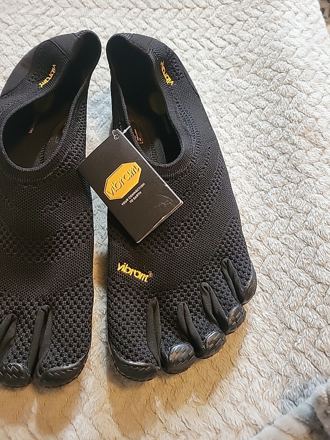 Vibram Fivefingers EL-X Knit Black Men’s Size 12.5-13 (23M8601)