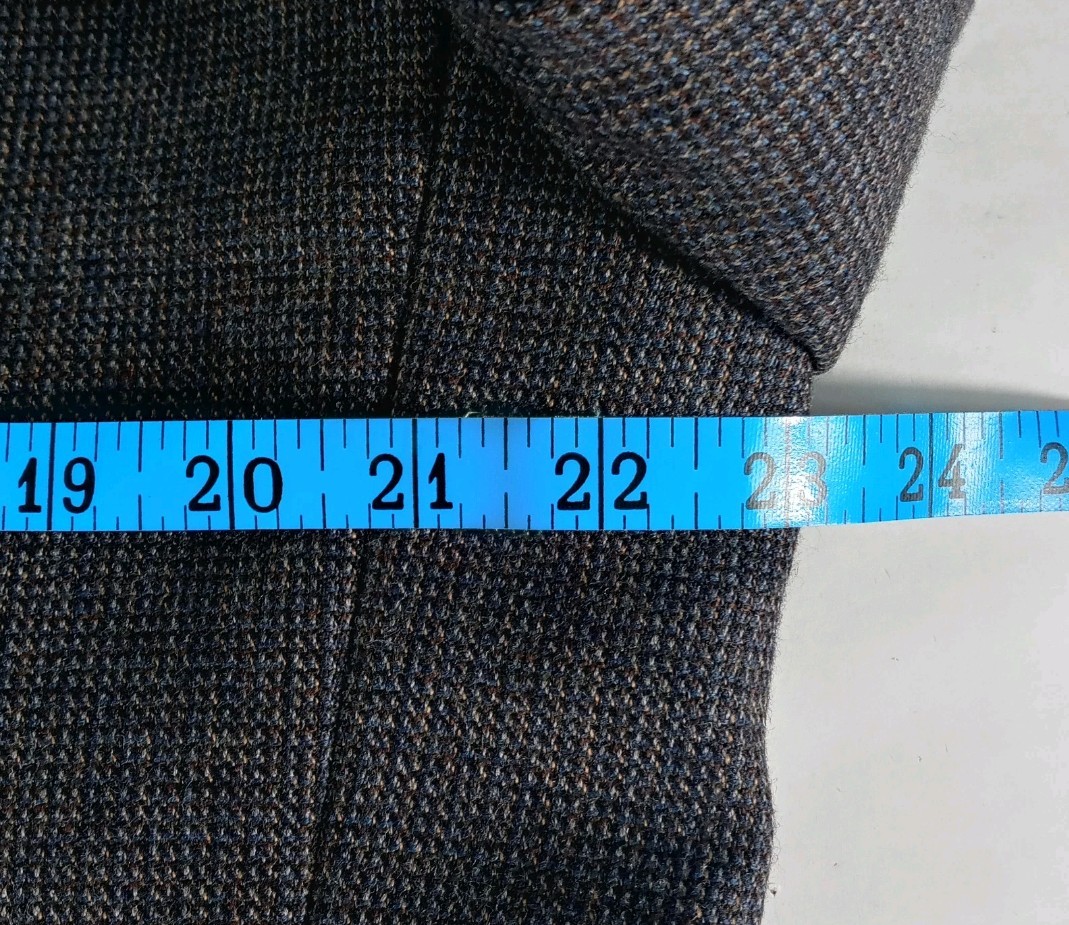 Pronto Uomo Mens Blazer 42R Lambswool Nailhead Tweed Sport Coat Suit Wool Jacket