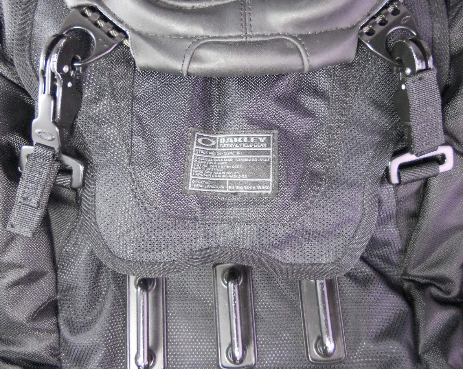 OAKLEY Tactical Backpack Field Gear Kitchen Sink Gear SOF Black 20-S1242-B