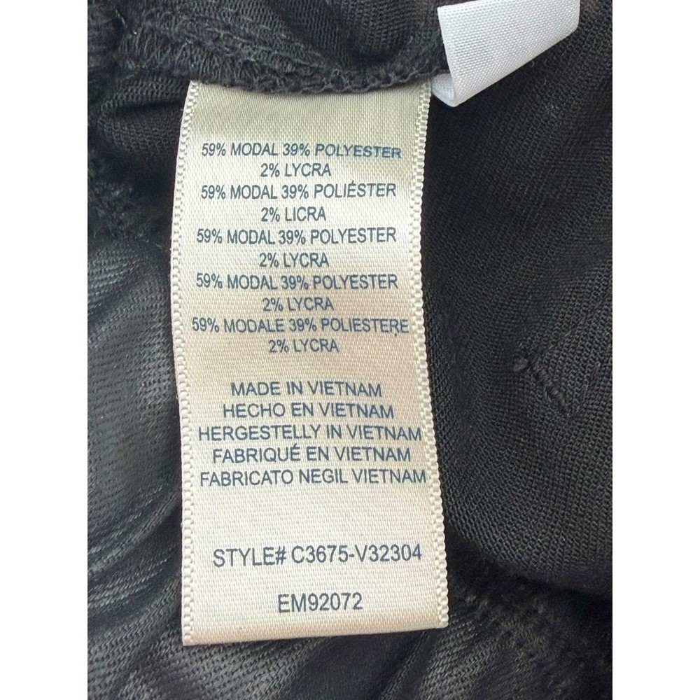 Cloth & Stone Utility Modal Blend Elastic Waist Jogger Pants Black Size M