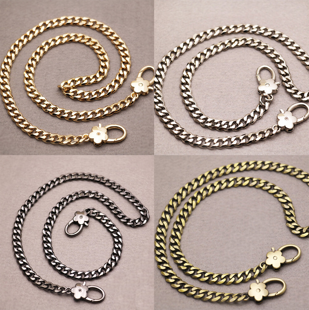 New Replacement Metal Purse Chain Strap Handle Shoulder Crossbody Bag Handbag #Q