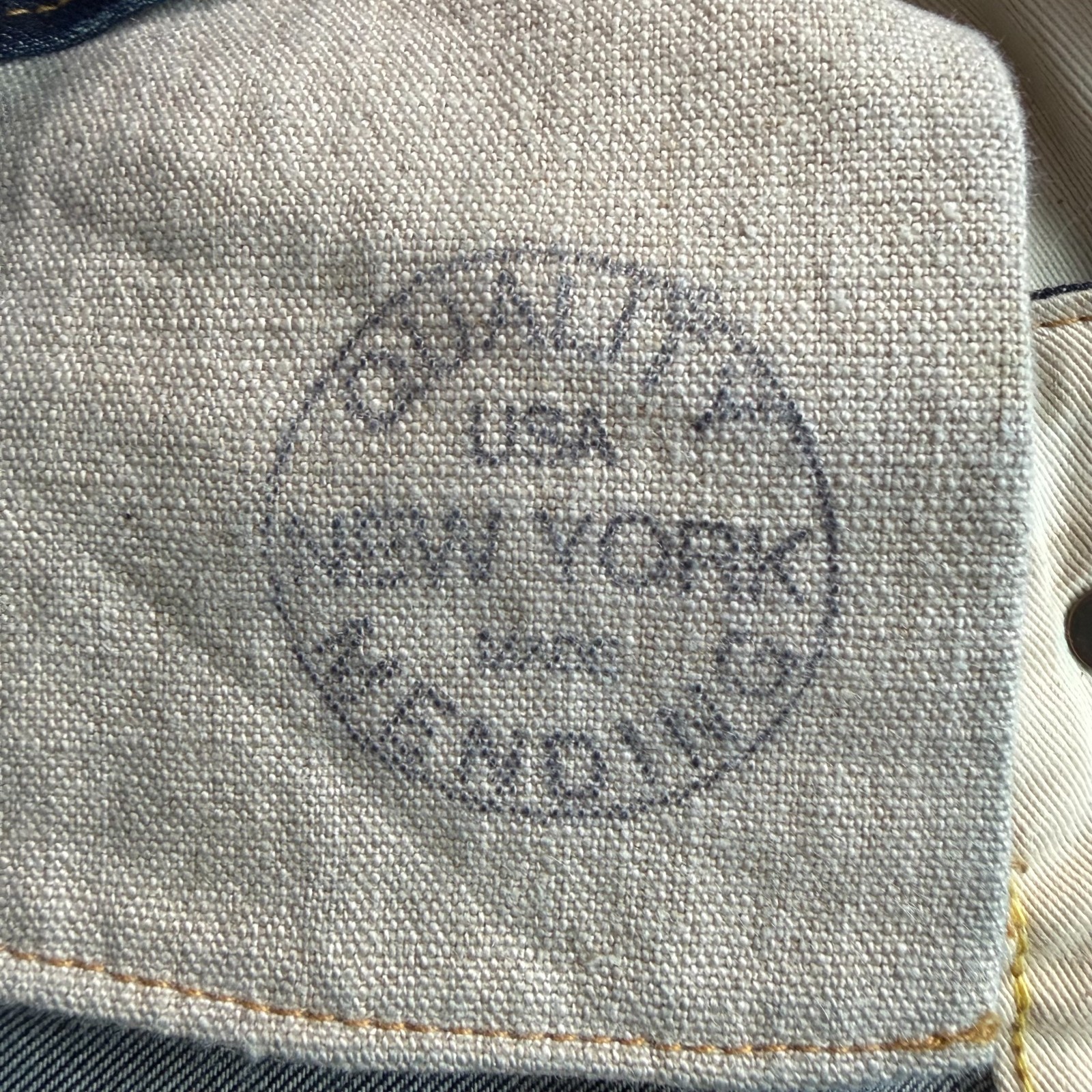 Quality Mending Co Norman Selby Selvedge Jeans Men 29×34 (Tag 28×32) NY USA Made