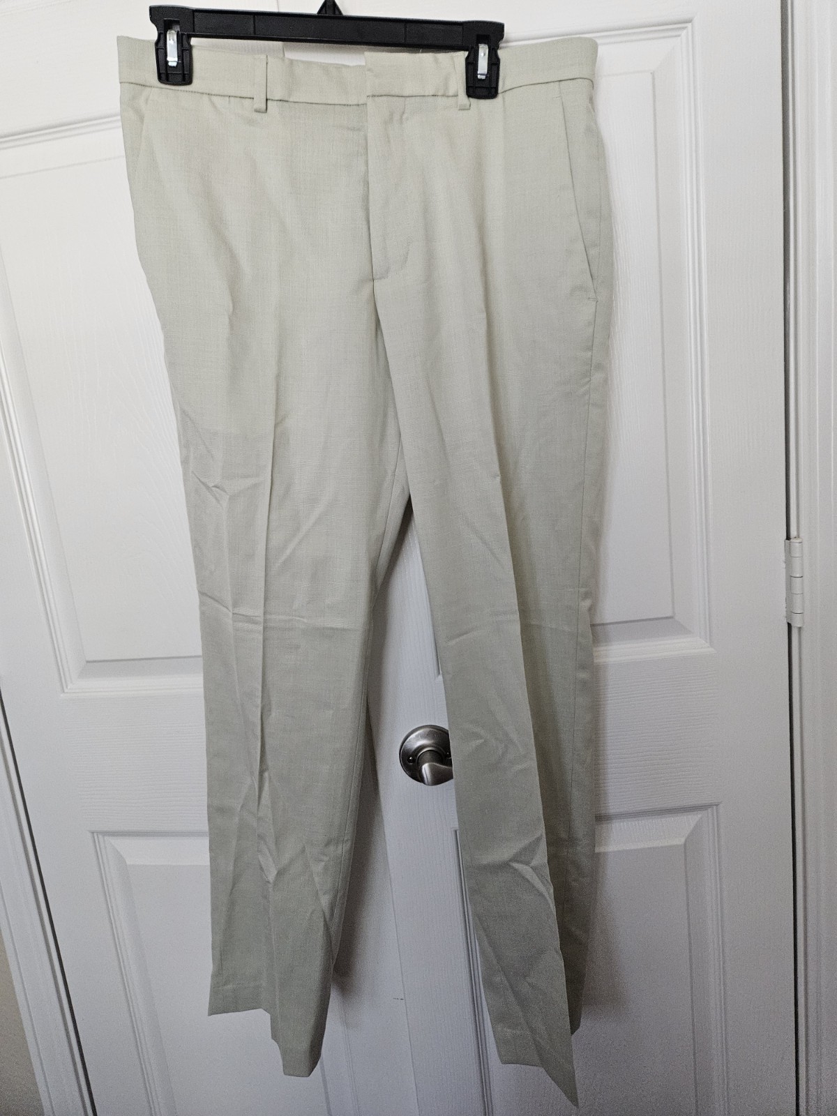 Alfani Mens Slim Fit Essentials Casual Dress Pants Sand 30W X 30L NWT