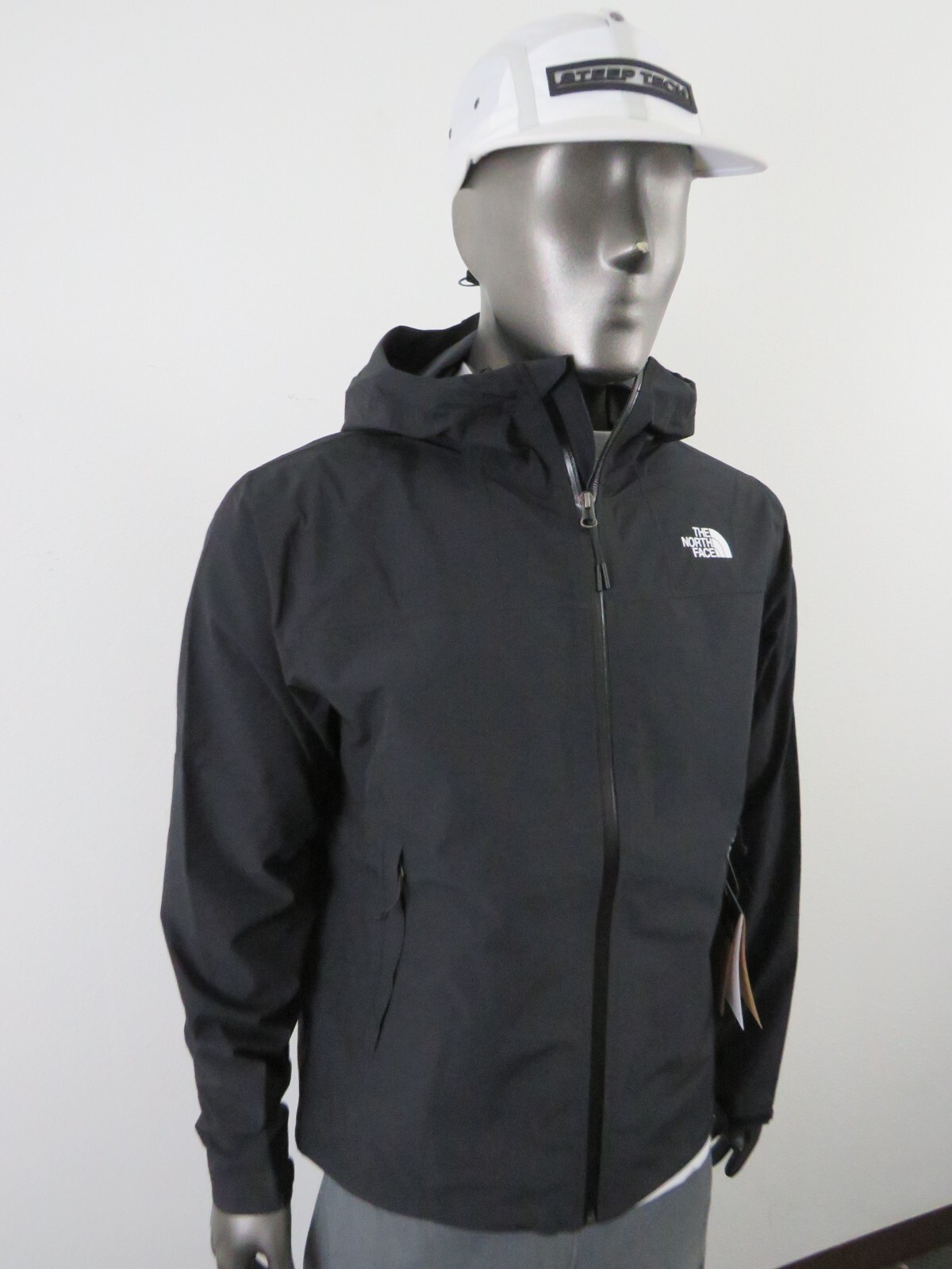 Mens North Face Active Stretch Rain Shell Dryvent Waterproof Hoodie Jacket Black