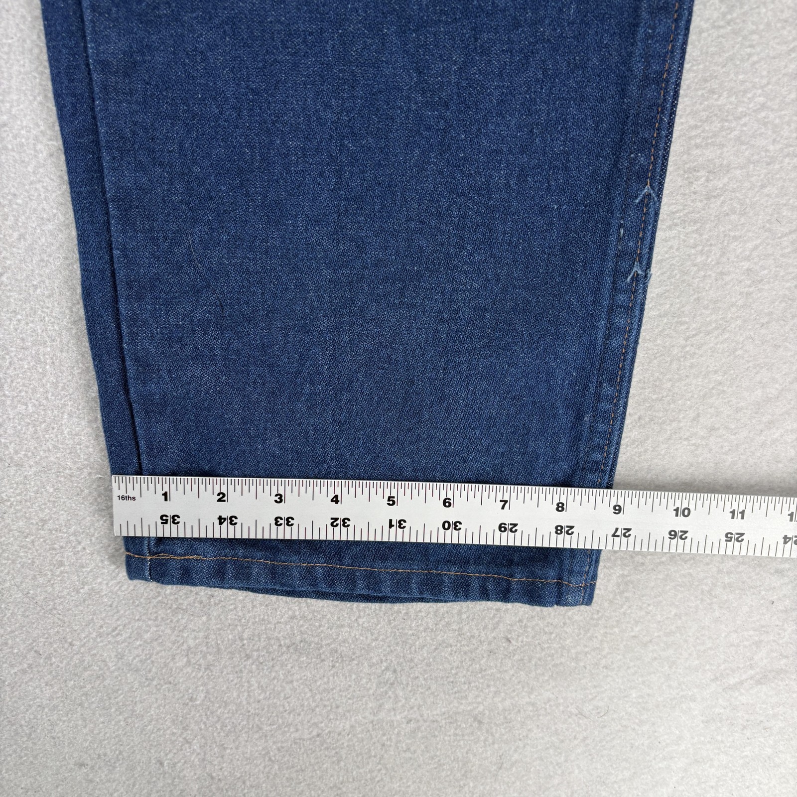 Wrangler Cowboy Cut Jeans Mens 34×34 Blue Dark Wash Regular Straight Denim 13MWZ