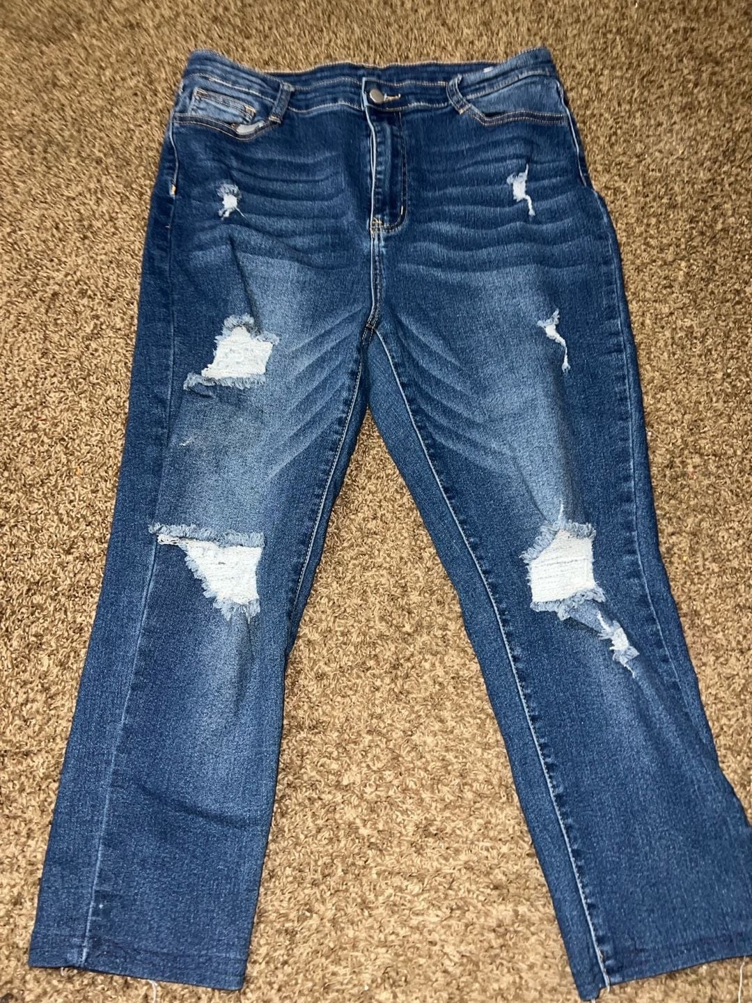 SHEIN Women’s Distressed Skinny Jeans Size XL US 12