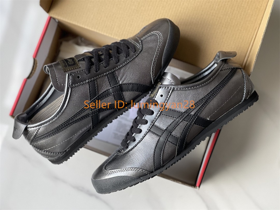 2026 NEW! Onitsuka Tiger MEXICO 66 Gray Black 1183B566-022 for Mens Womens