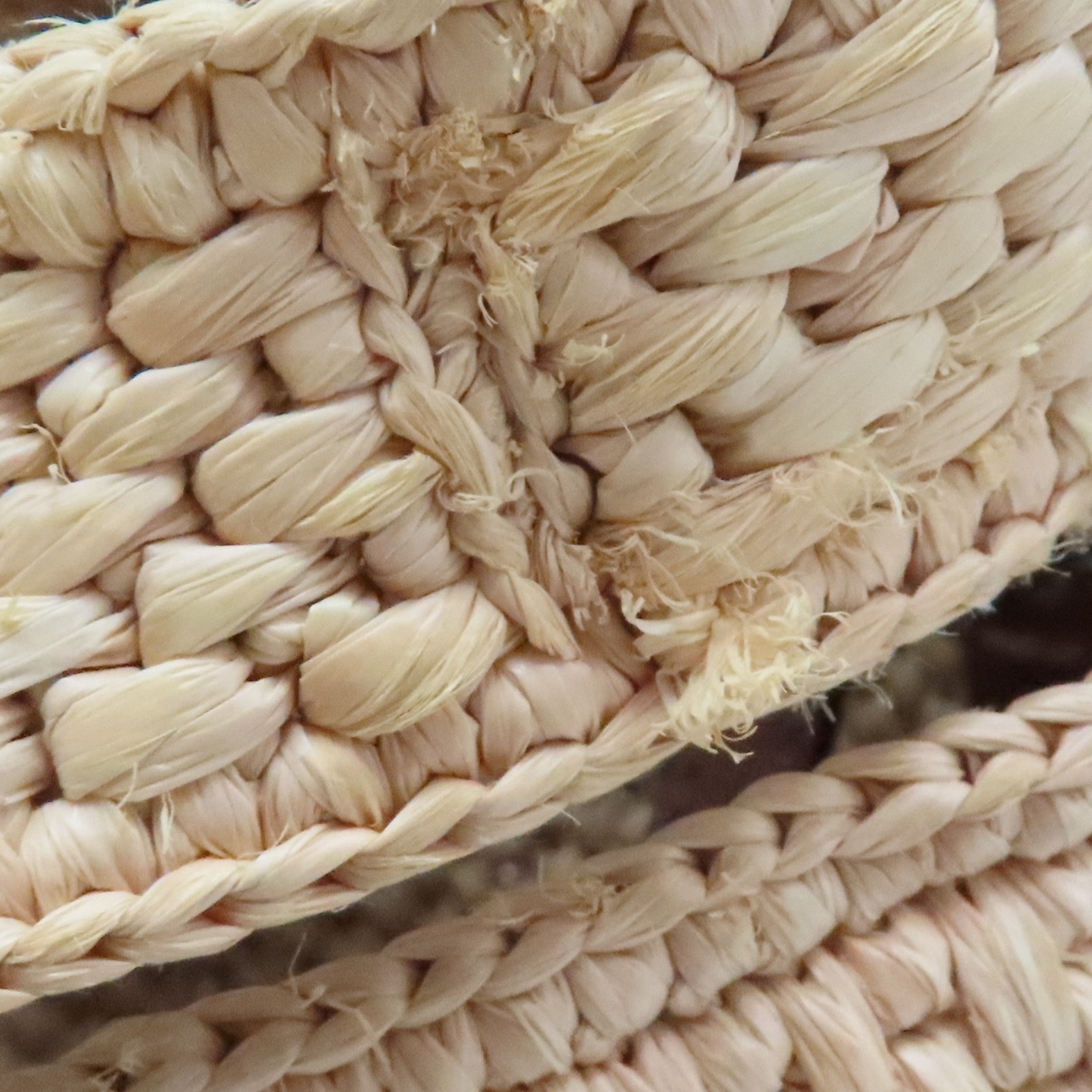 LOEWE Small Front Shoulder Tote Bag Raffia Beige A685B59X03