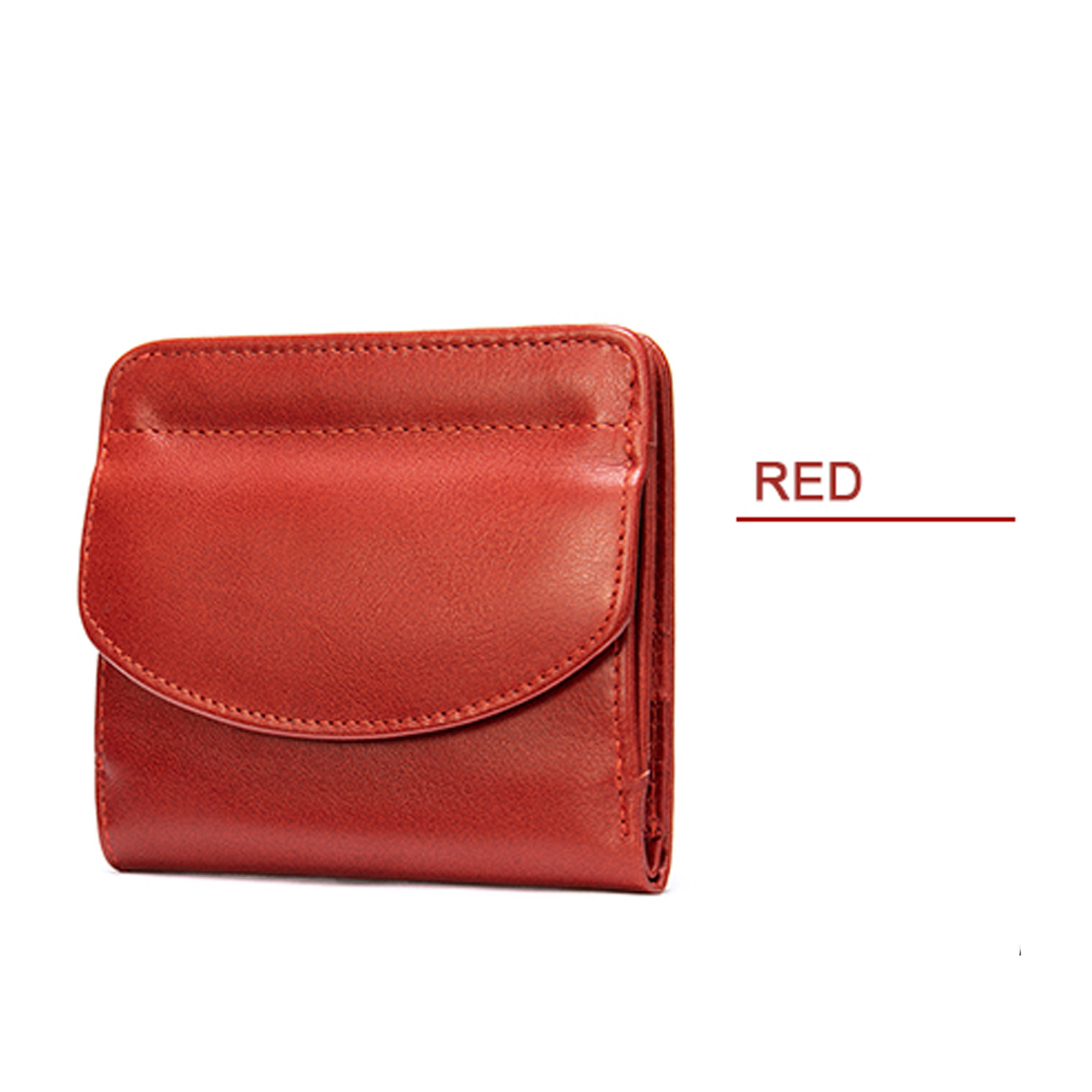 RFID Multi-functional Leather Wallet 8 Card Slots Coin Pocket Compact Stylish