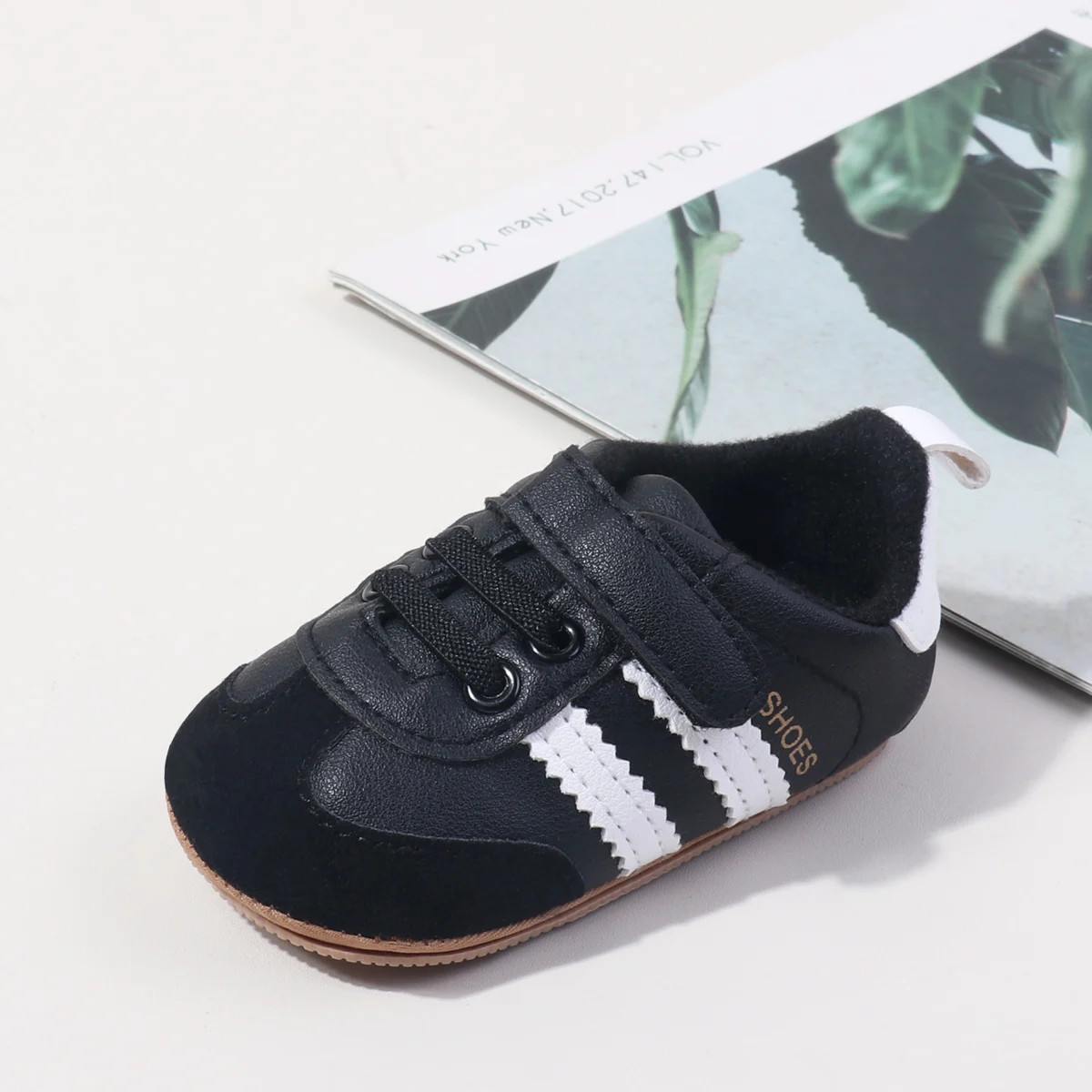 Baby PU Leather First Walker Shoes, Indoor & Outdoor for 0-18 Months