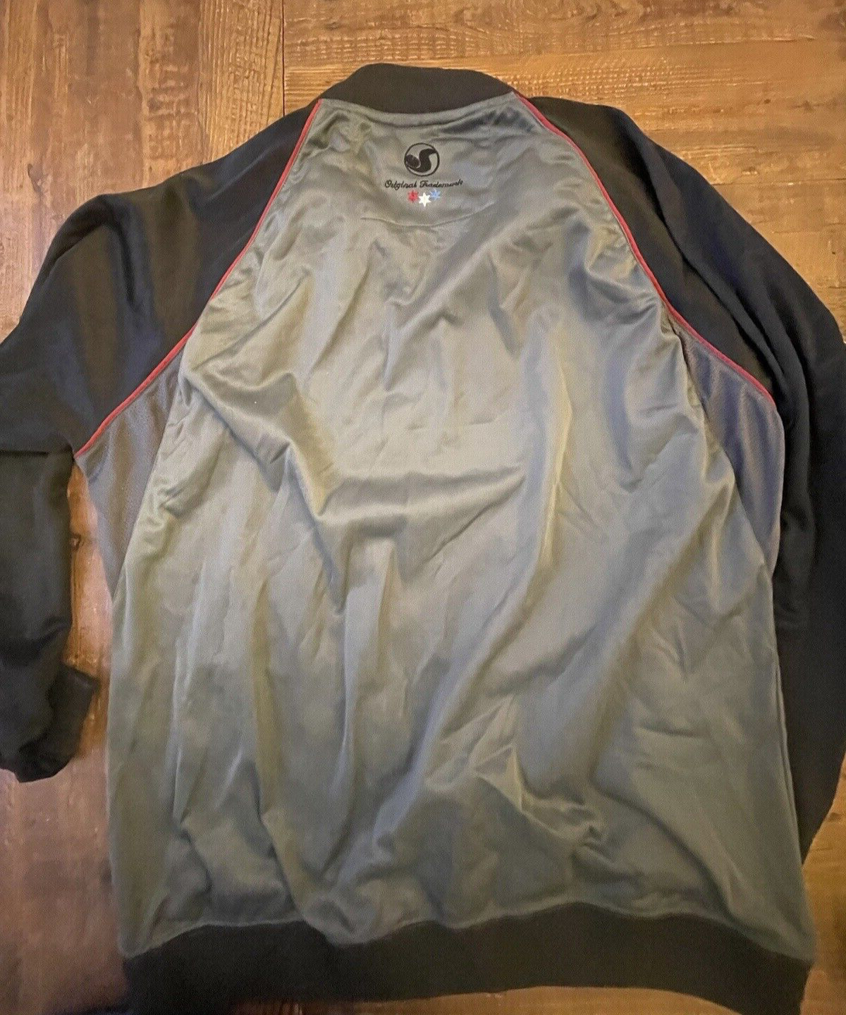 DVS Shoe Company Gray/Black Full-Zip Jacket Size XL FREE SHIPPING!