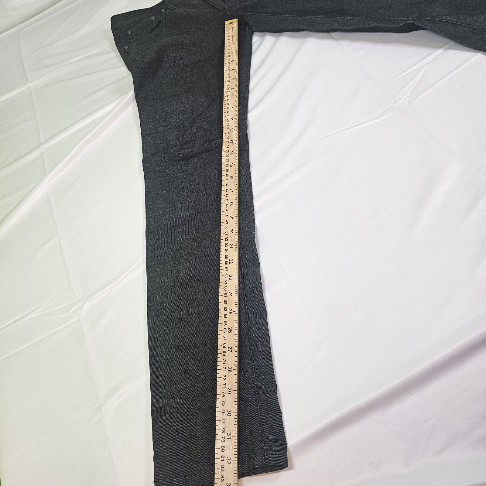 PrAna Size 8/29 Womens Charcoal Grey Organic Cotton Blend Straight Stretch Pants