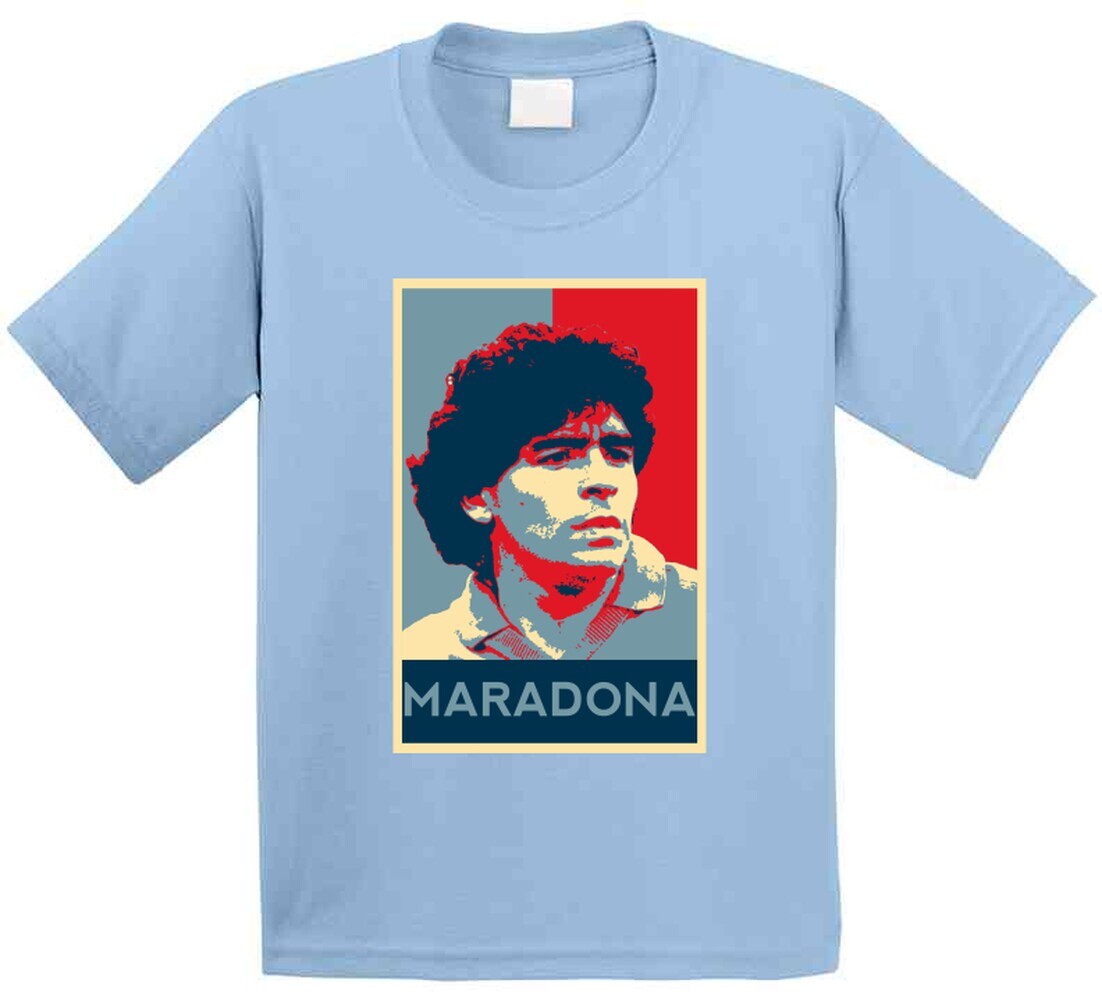 Diego Maradona Argentina Soccer Futbol Player Top 100 All Time Sports Fan T Shir