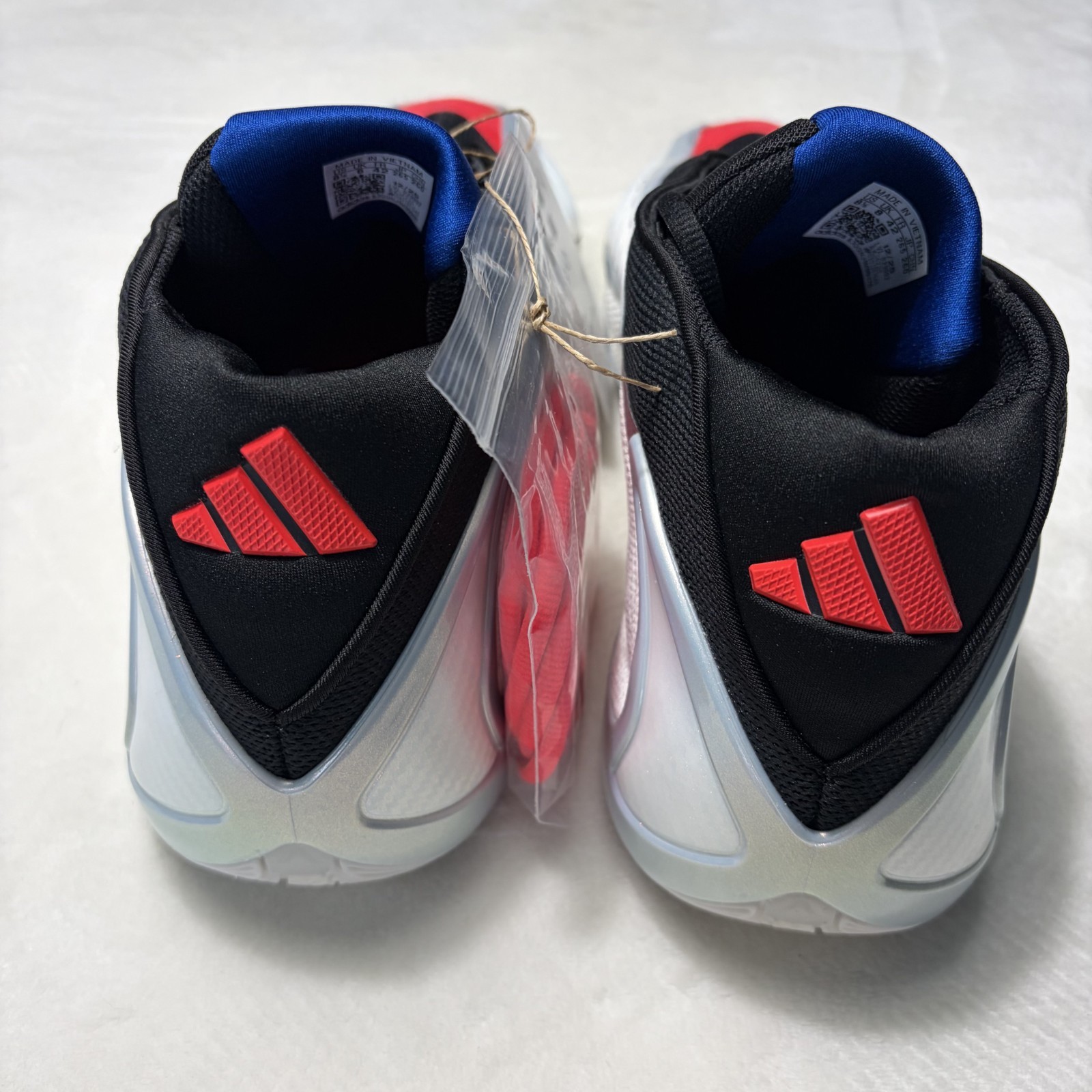 Adidas Anthony Edwards 2 White Lucid Red Silver- KJ4228 Men’s Shoes MultiSiz NEW