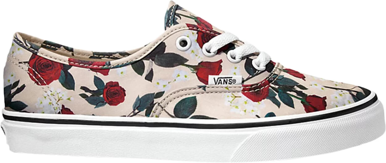 Vans Authentic Roses Sand Dollar/ True White Sz 6 VN0A38EMUKO