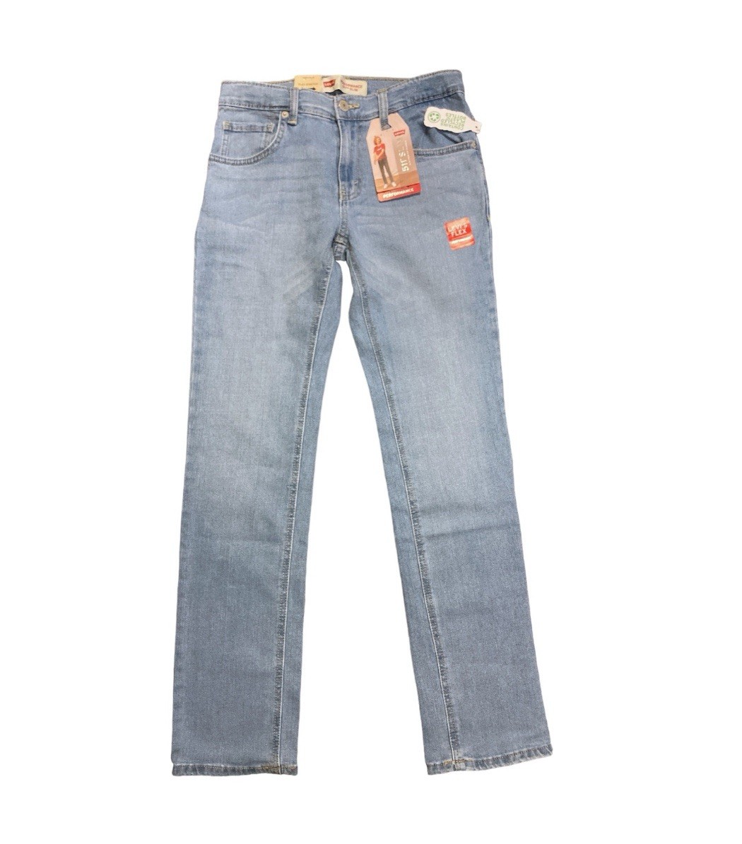 ⚡️Levi Strauss Boy’s Adjustable Waistband 511 Slim Fit Stretch Denim Jean – Blue