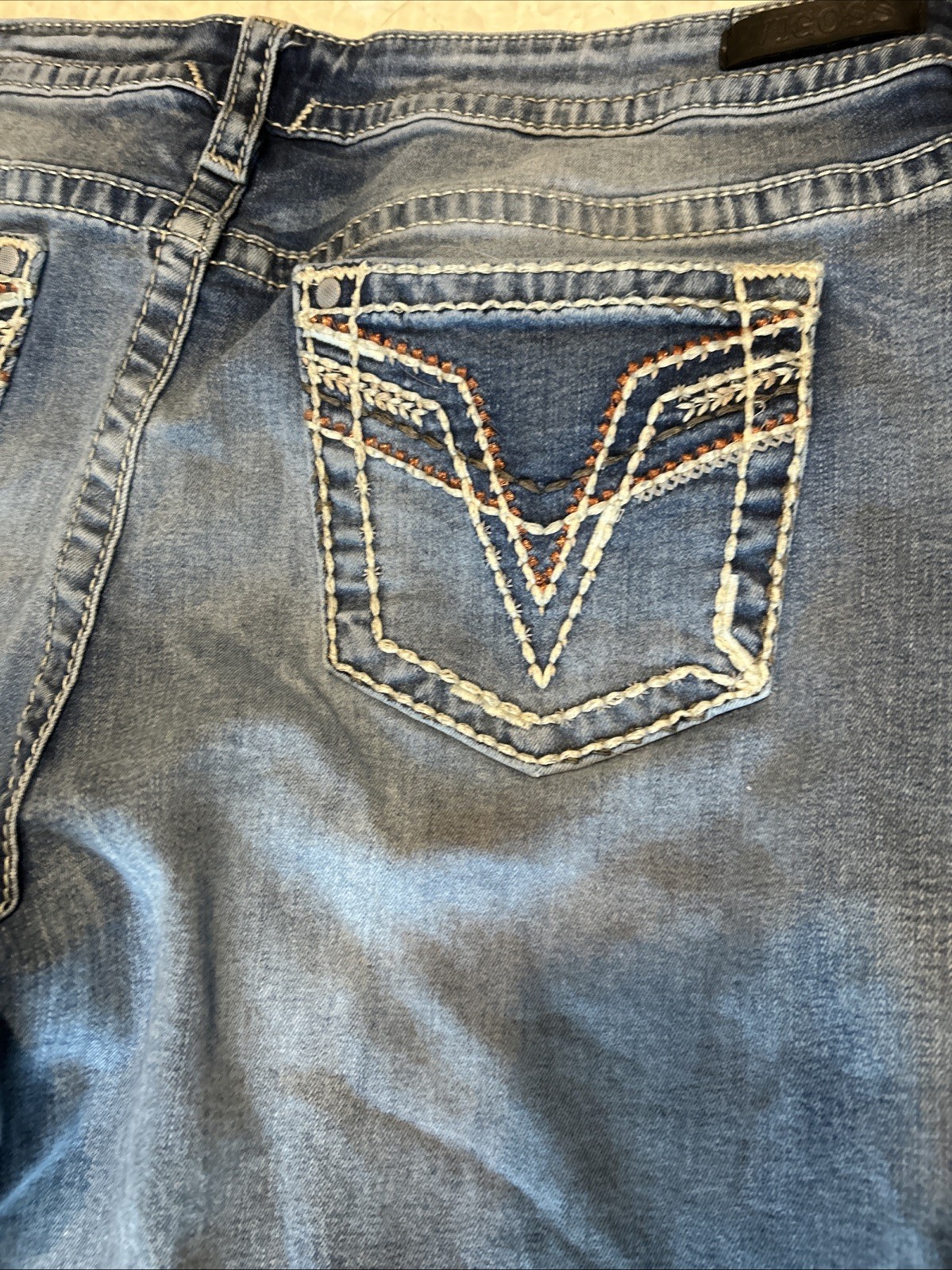 Vigoss Women’s Slim Boot Jeans Plus Size 22 Inseam Length 30”