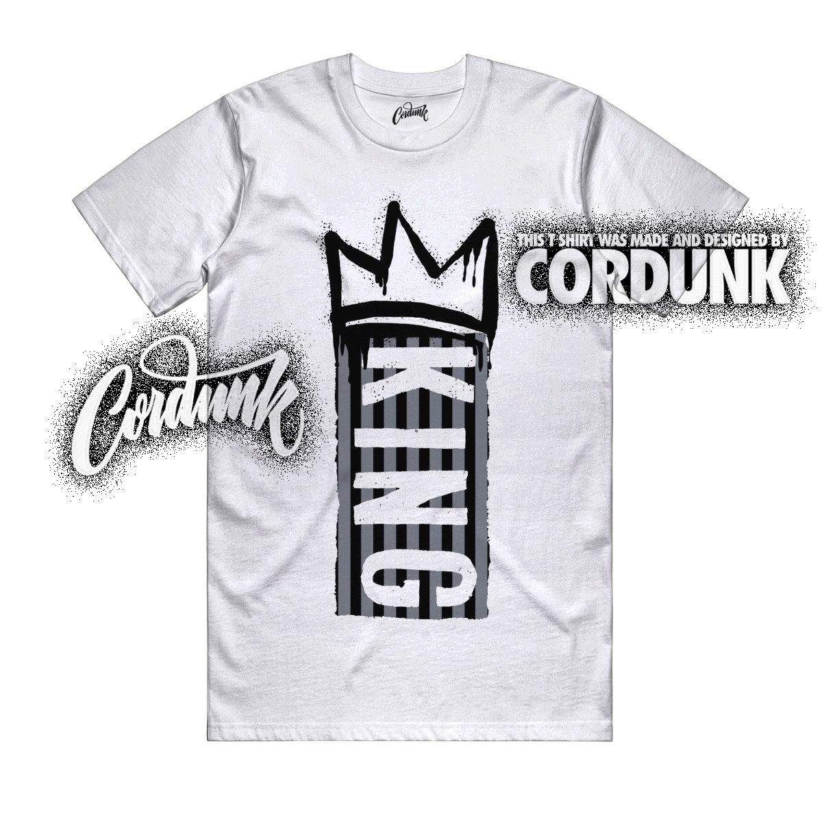 10 OG Steel White Black Light Steel Grey T Shirt Match K1
