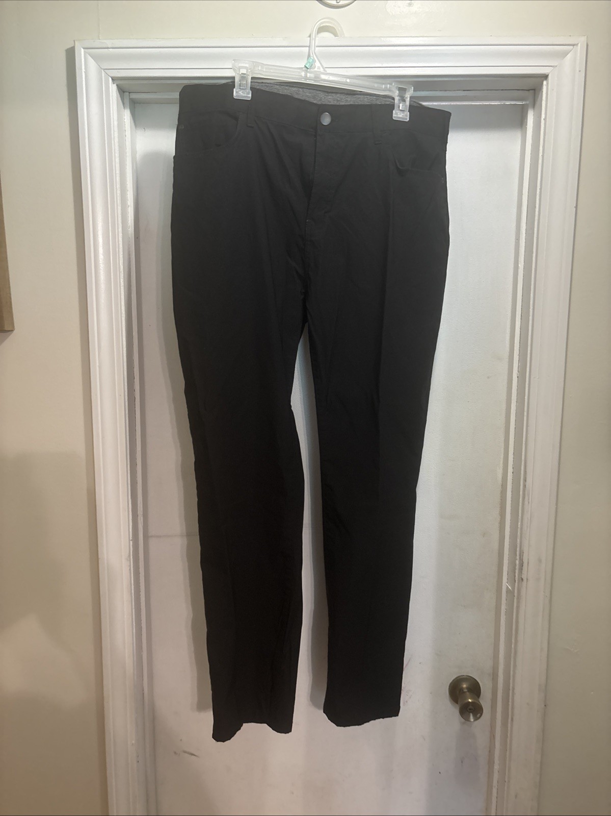DENALI Black Tech Fabric Stretch Pants 38/32