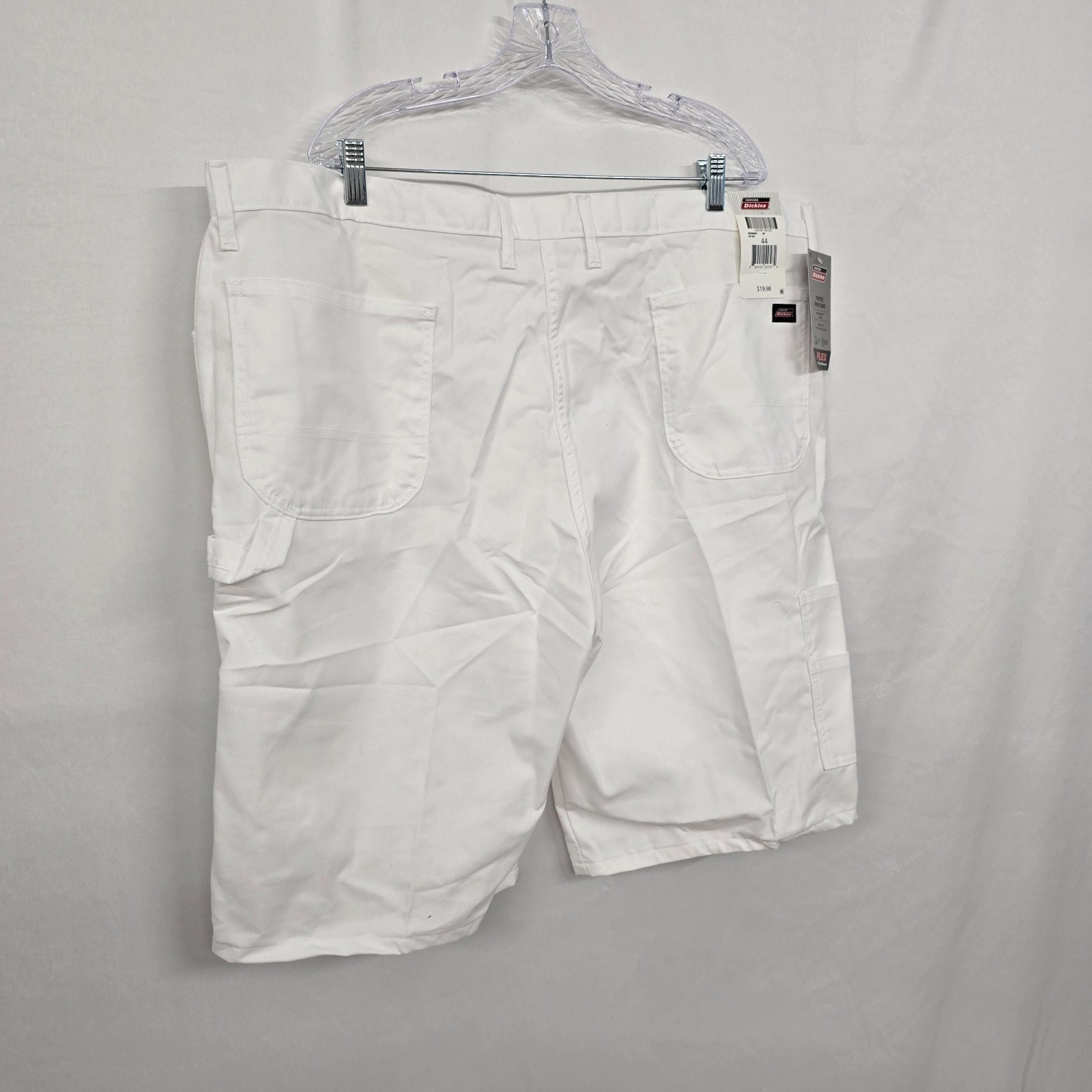 Dickies Painter Work Short Men’s 44 White Relaxed Fit Hammer Loop 11″ Inseam NWT