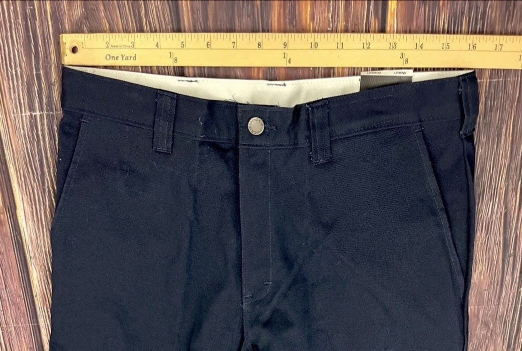 NWT Dickies Cargo Navy Blue Pants Straight Leg Mens 32×32 (Actual 32×32)