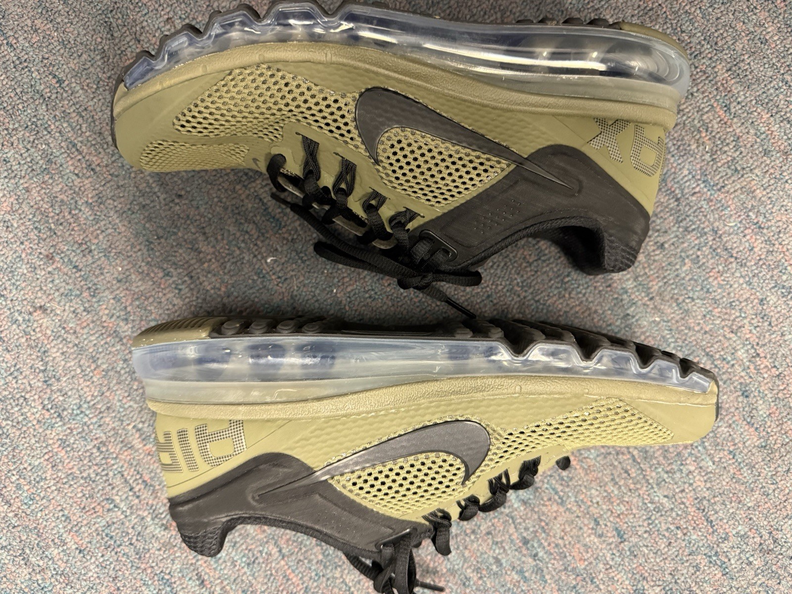 Nike Air Max Dynasty 2 Olive Green Black Running Shoes Men’s US 7