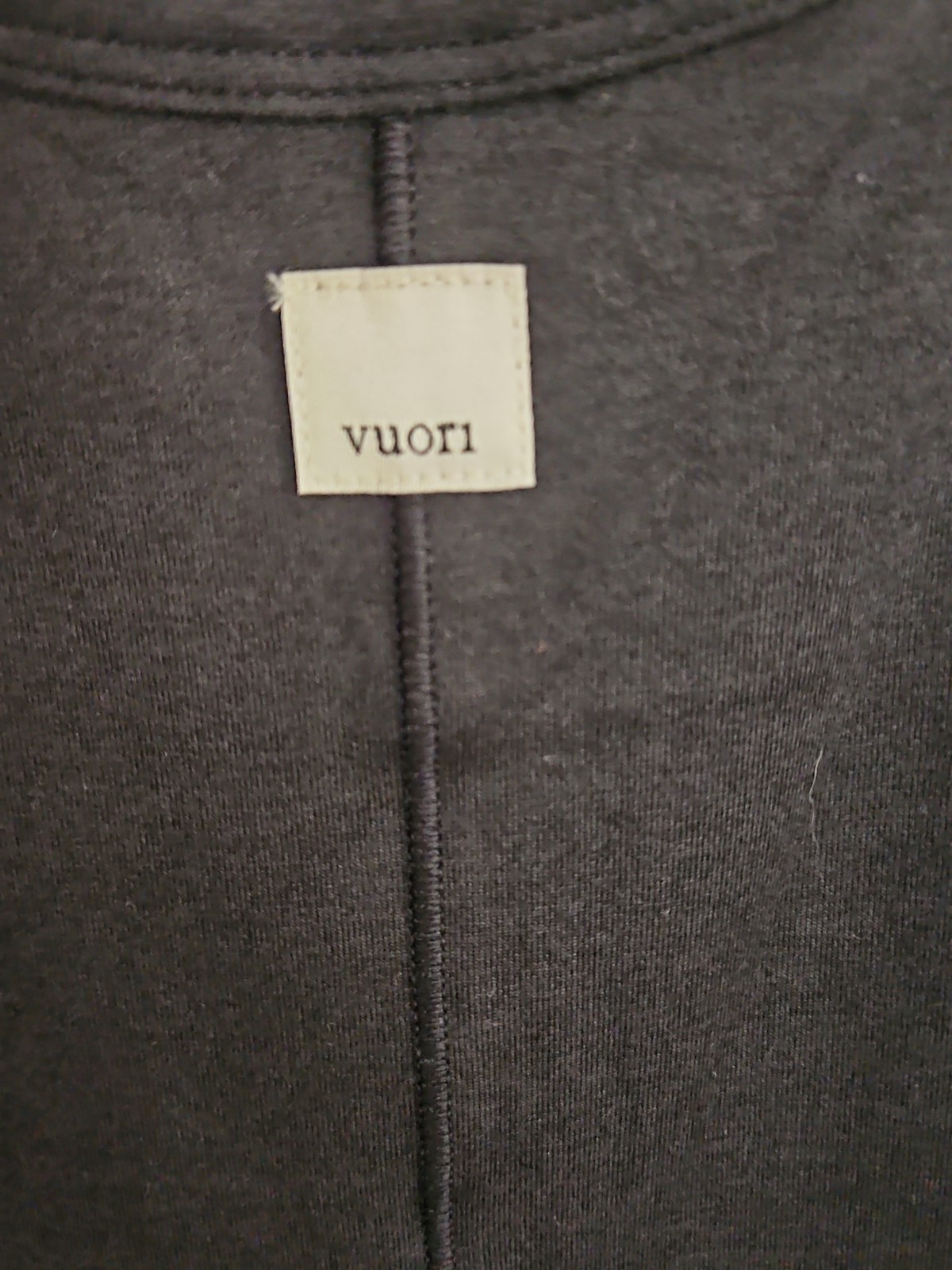 Vuori halo Essential Jumpsuit In Black Heather- Size XL