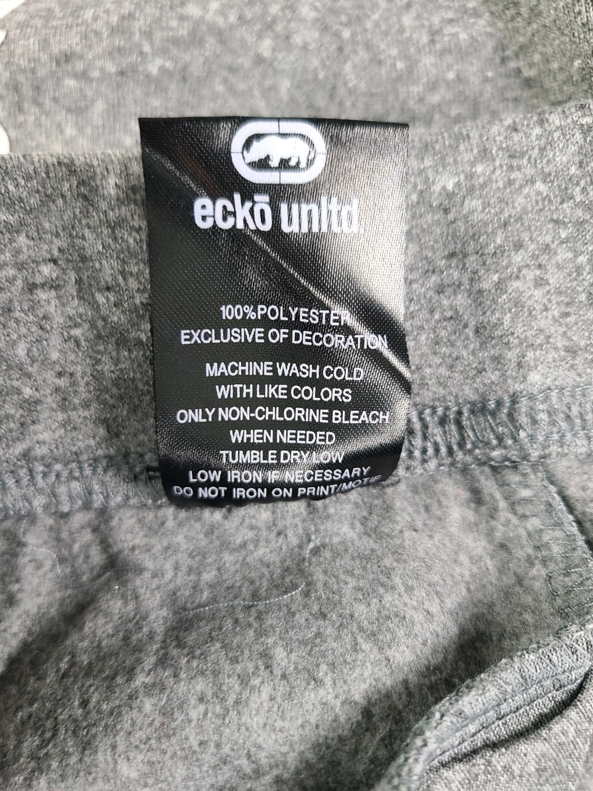 Ecko Unltd. Men’s Rawthentic Fleece Sweat Shorts Gray Size XL New With Tags