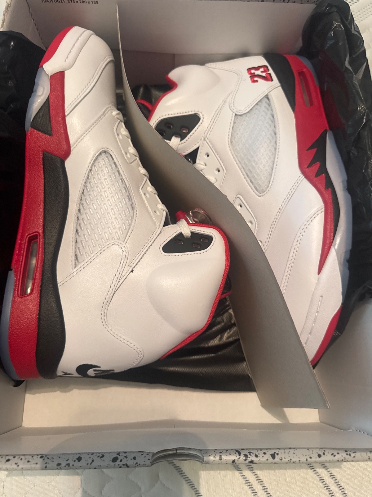 Size 13 – Air Jordan 5 Retro 2025 Fire Red