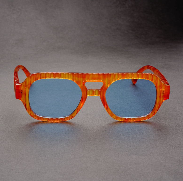 Classic Square Double Bridge Sunglasses Men Women Retro Outdoor Shade Glasses