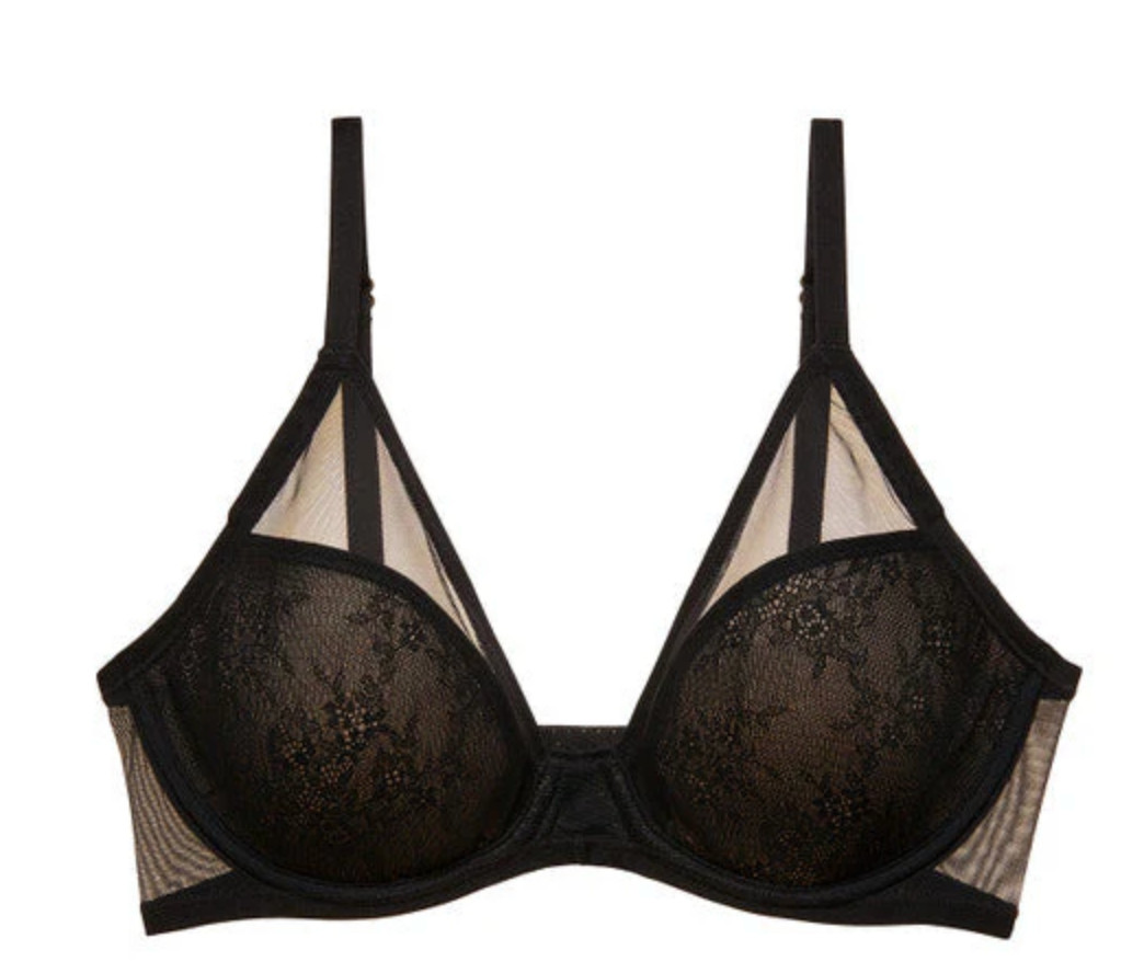Natori 30DDD Escape Spacer Underwire T-Shirt Bra NWOT 721267 Black