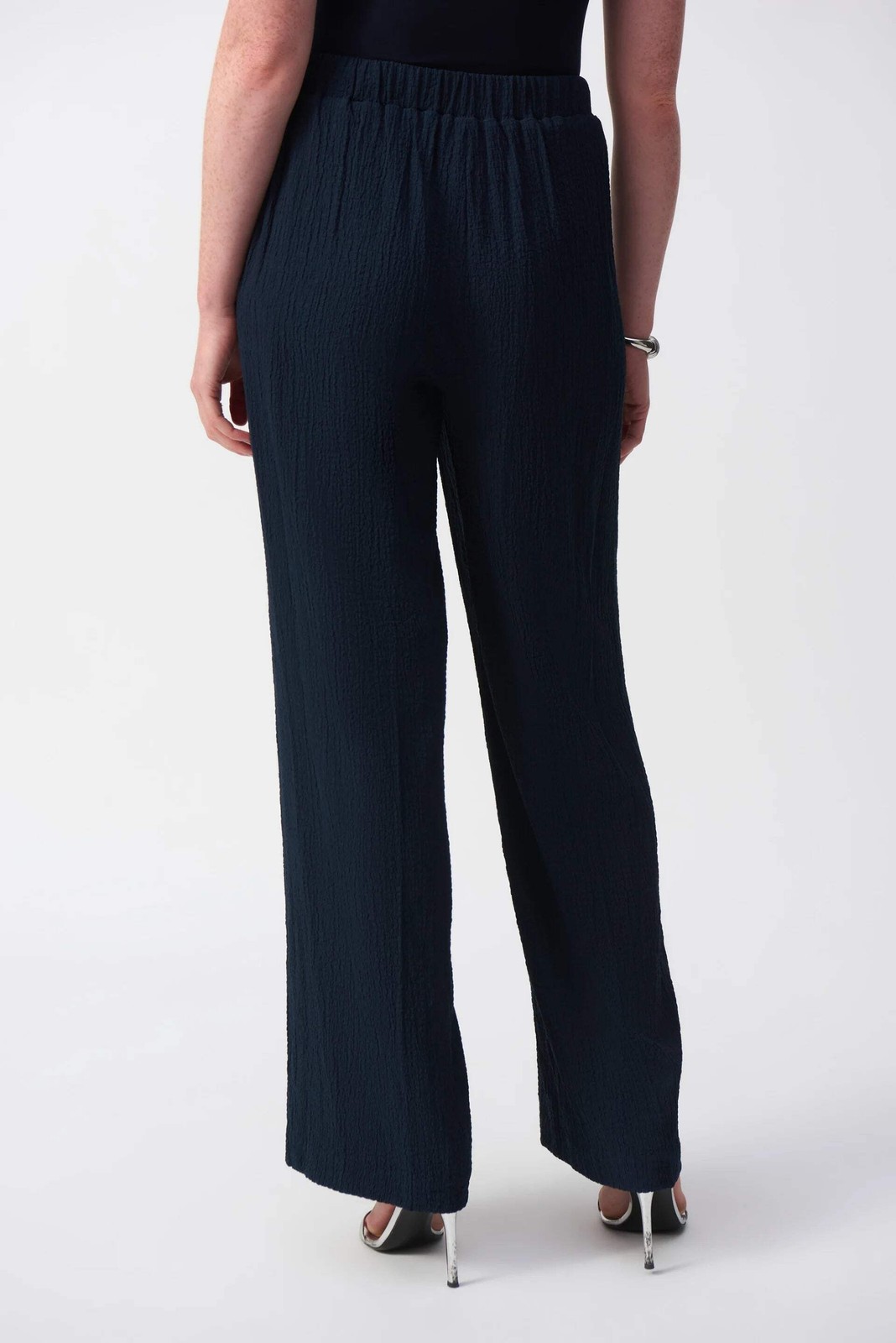 Joseph Ribkoff Midnight Blue Pull On Wide Leg Pants 251293