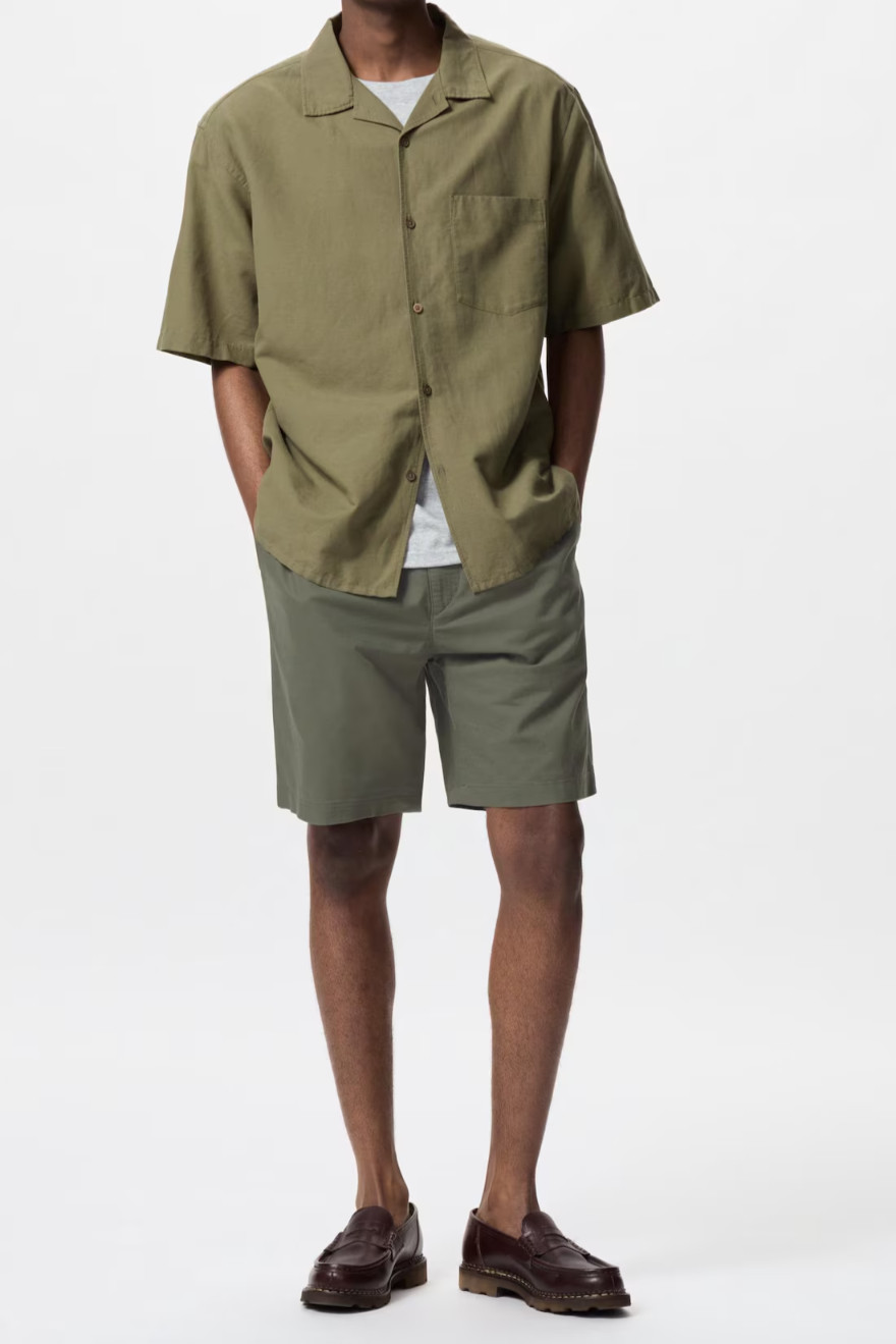 UNIQLO Linen Blend Easy Shorts | 5″ Lightweight Vacation Cool material