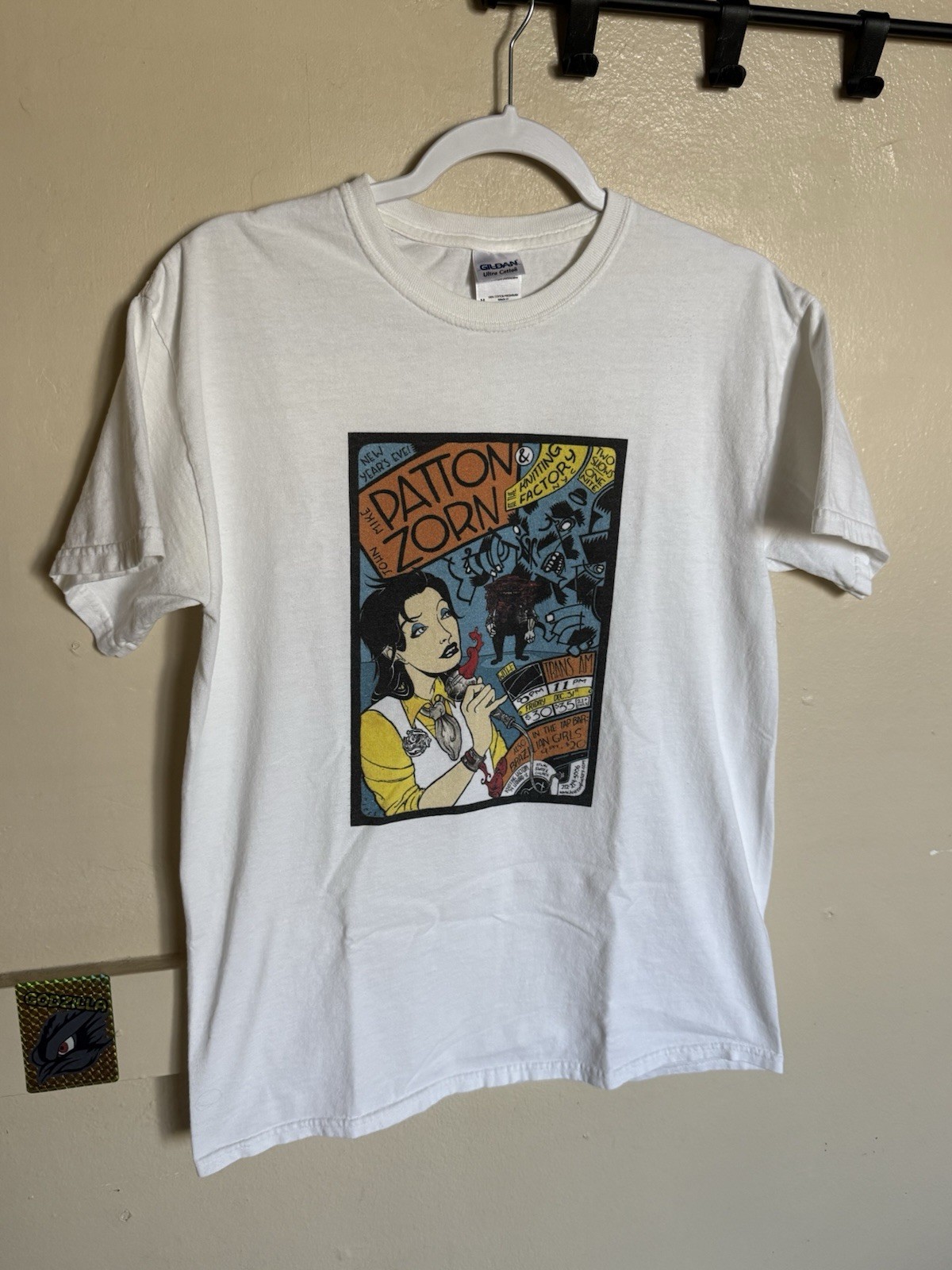 Vintage Mike Patton And John Zorn Gig Flyer At The Knitting Factory T-Shirt