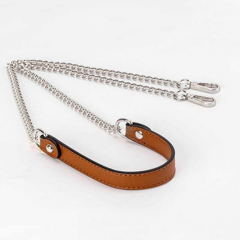 Metal Leather Chain Replacement Crossbody Shoulder Handbag Bag Strap 58CM-200CM