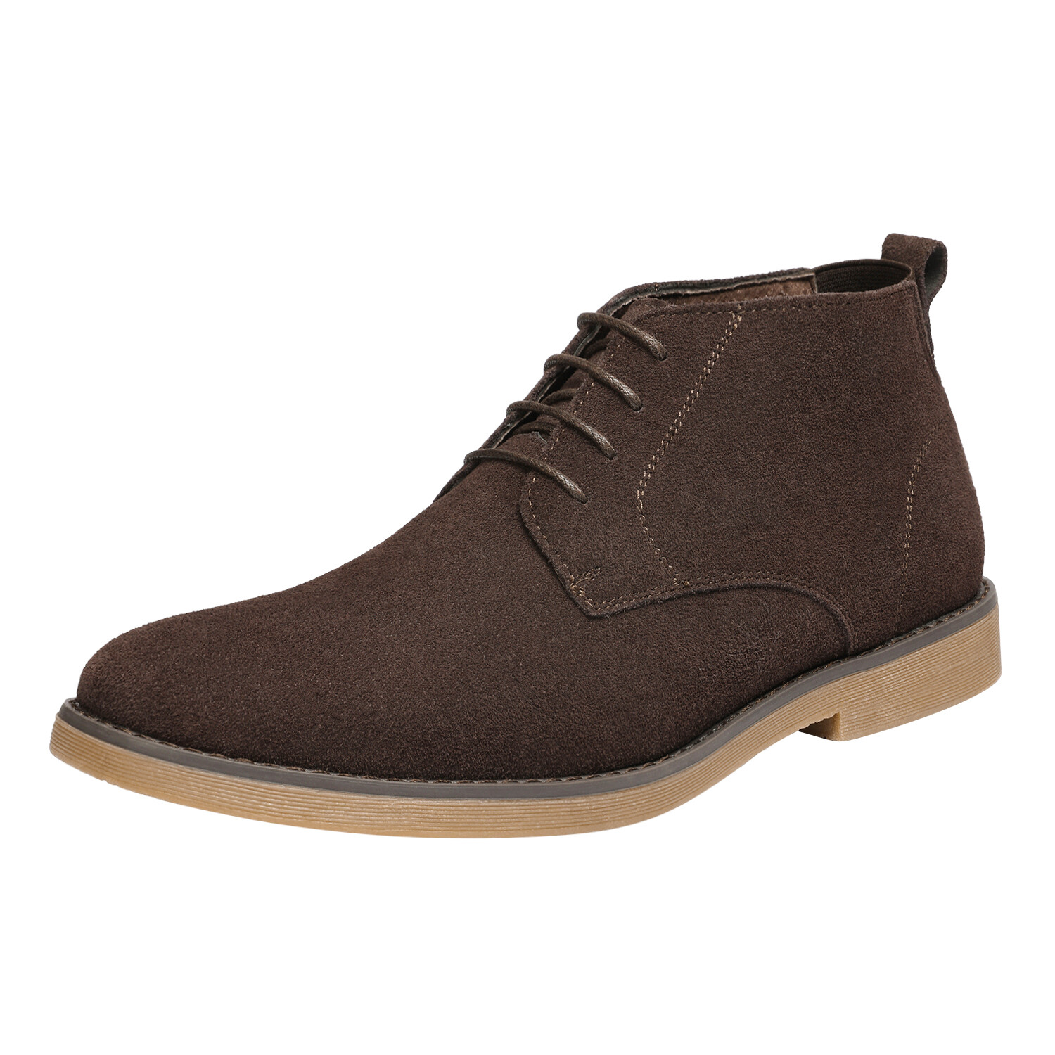 Men’s Chukka Boots Suede Leather Lace Up Ankle Oxford Dress Boots