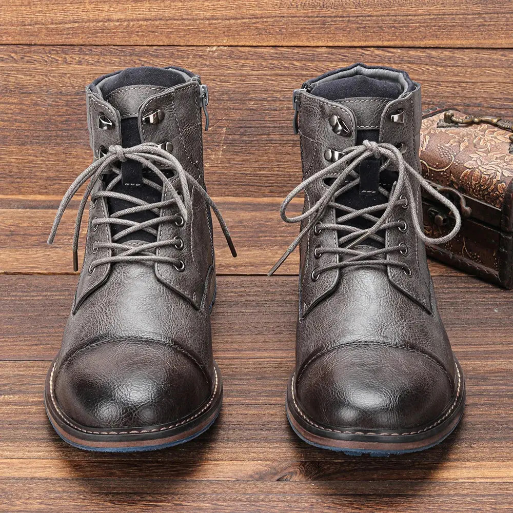 Rugged Leather Boots for Men – Durable & Stylish-Bareroots|124910