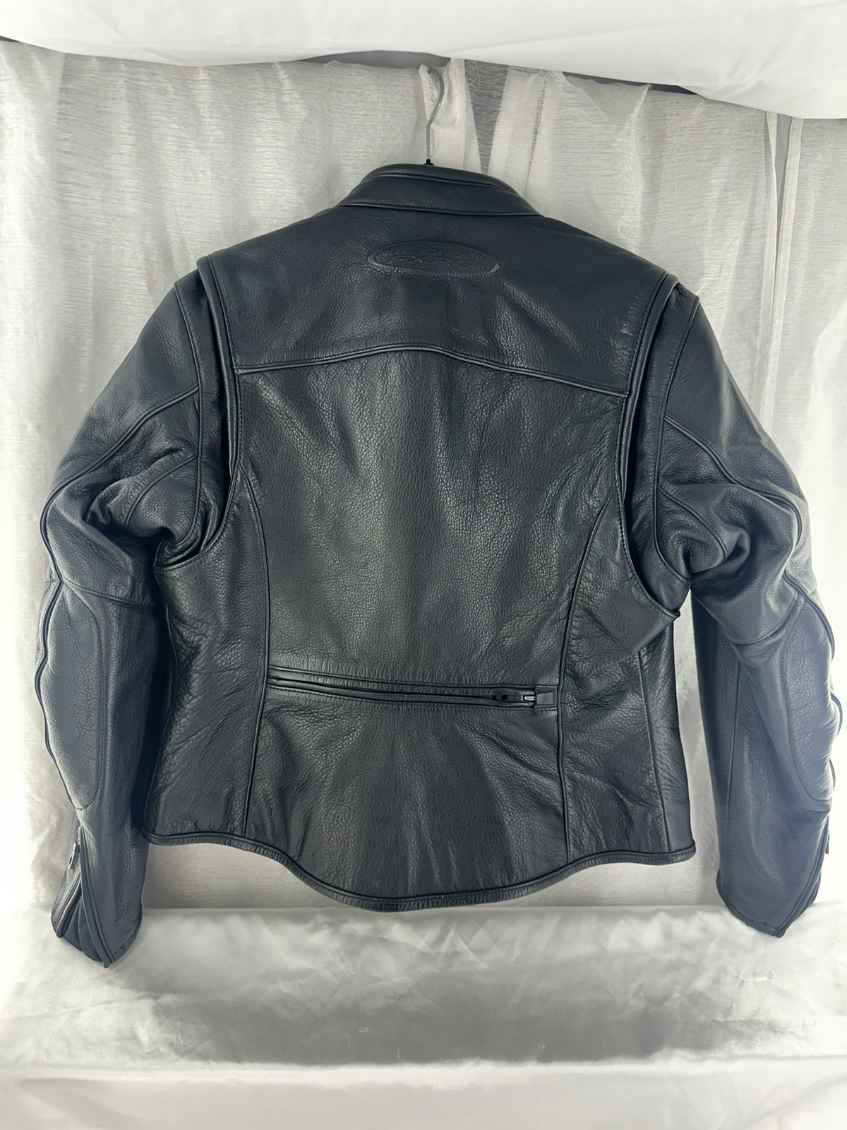 Harley-Davidson FXRG Leather Jacket Womens M Moto Biker 98520-05VW Armor