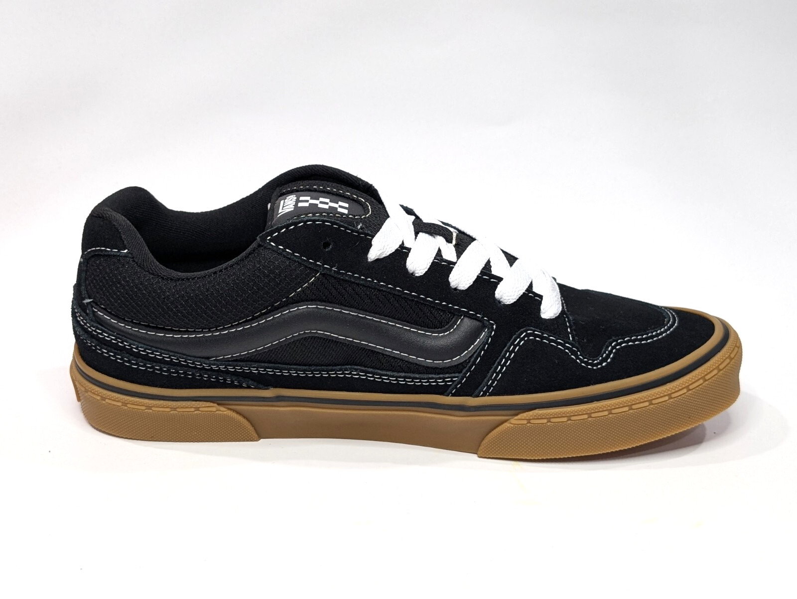 Vans Caldrone Black/Gum Suede Mesh Men’s Sneakers – Assorted Sizes NWB