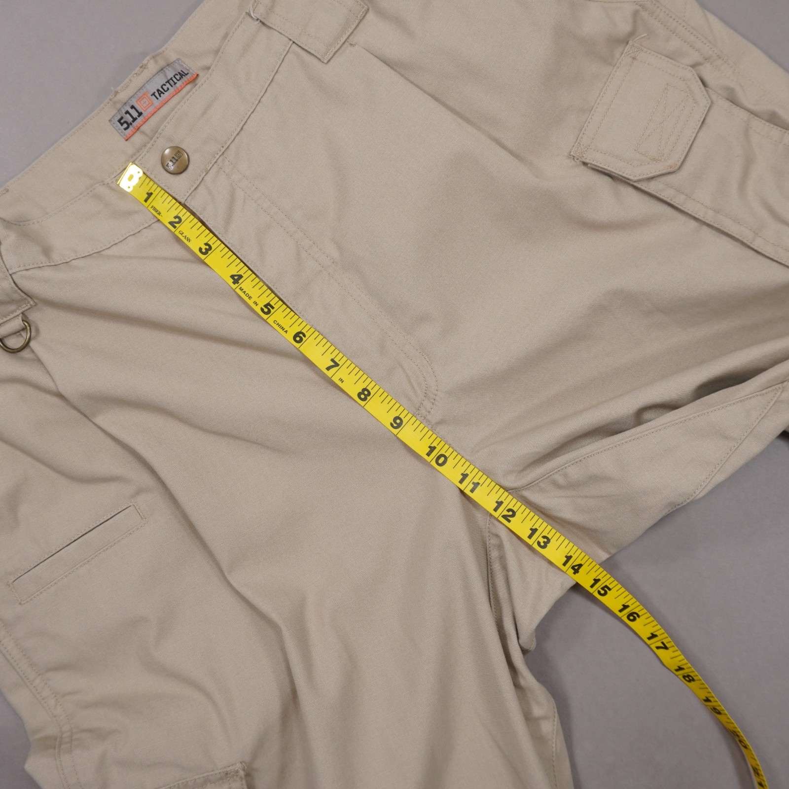 5.11 Tactical TacLite Pro RipStop Cargo Pants Mens 38X36 Khaki Poly Cotton 74273