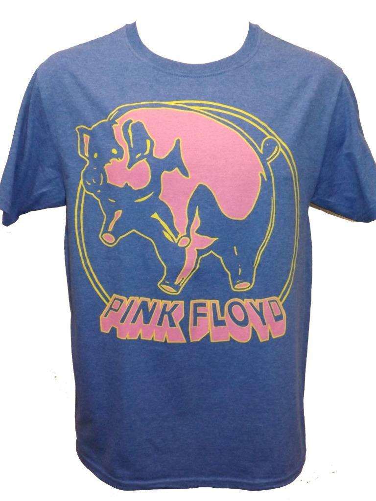 New Pink Floyd w/Pig Mens Sizes S-M-L-XL Blue Shirt