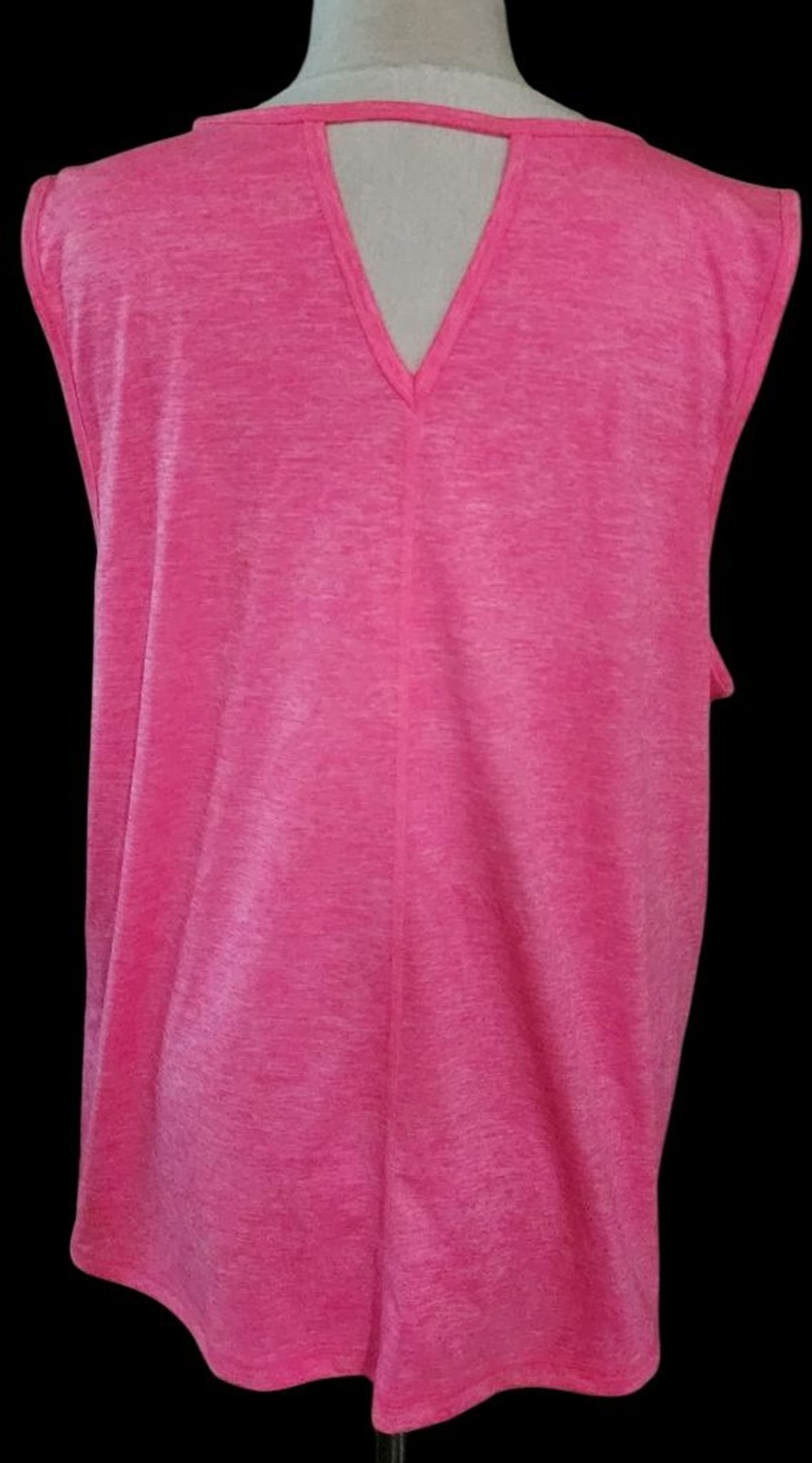 Ideology 3X Pink Sleeveless Tank Top Women’s Plus Activewear Athletic Shirt NWT