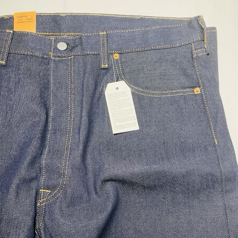NWT Levi’s 501 Men’s Original Shrink To Fit Button Fly Dark Wash Jeans 38×32