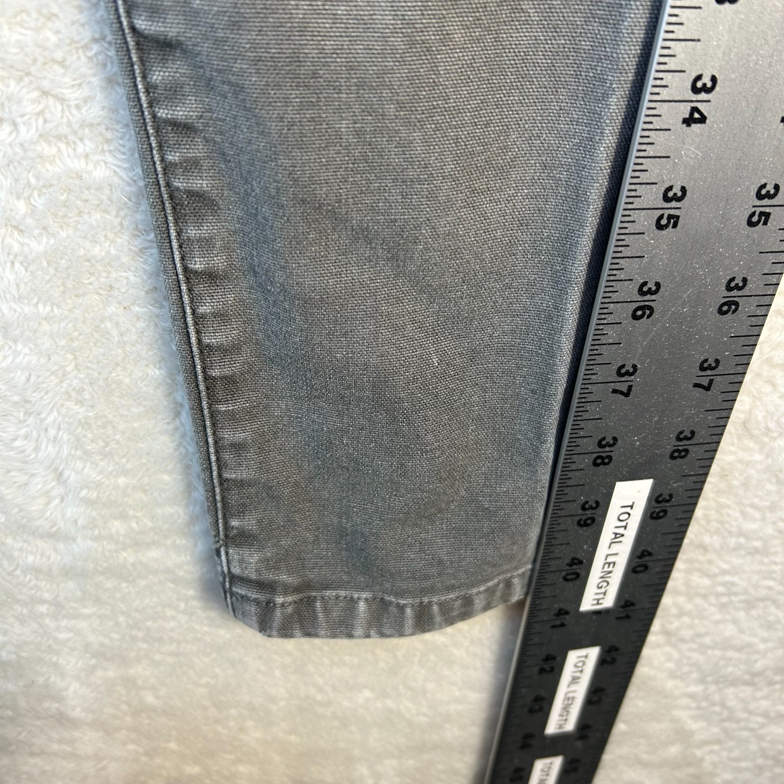Proof Rover Pants Mens 34×32 Gray Stretch Canvas Slim Fit Straight Leg “Read”