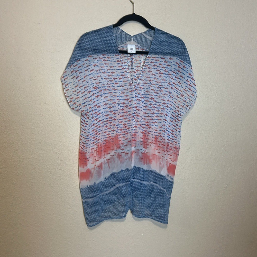 Cabi Modern Firework Yacht Tunic Size Medium