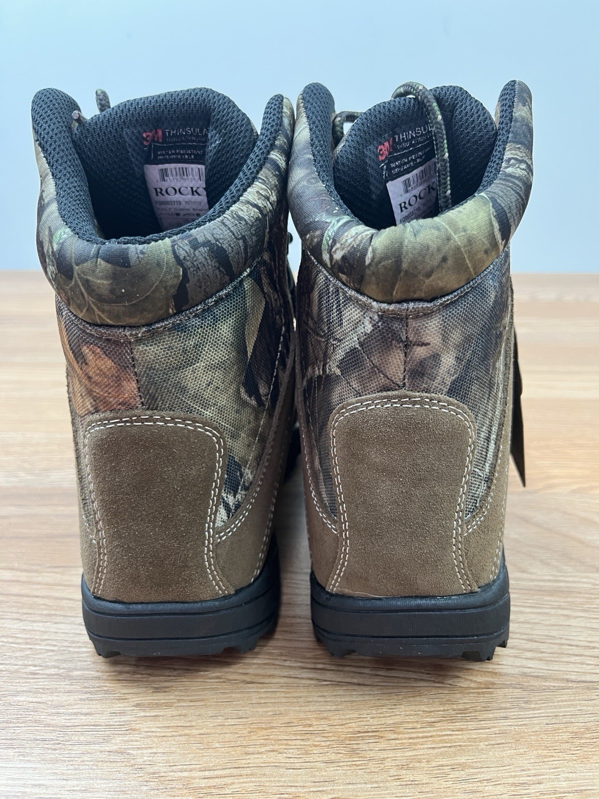 Rocky Kids Hunting Waterproof Camo Boots Size 3 NEW