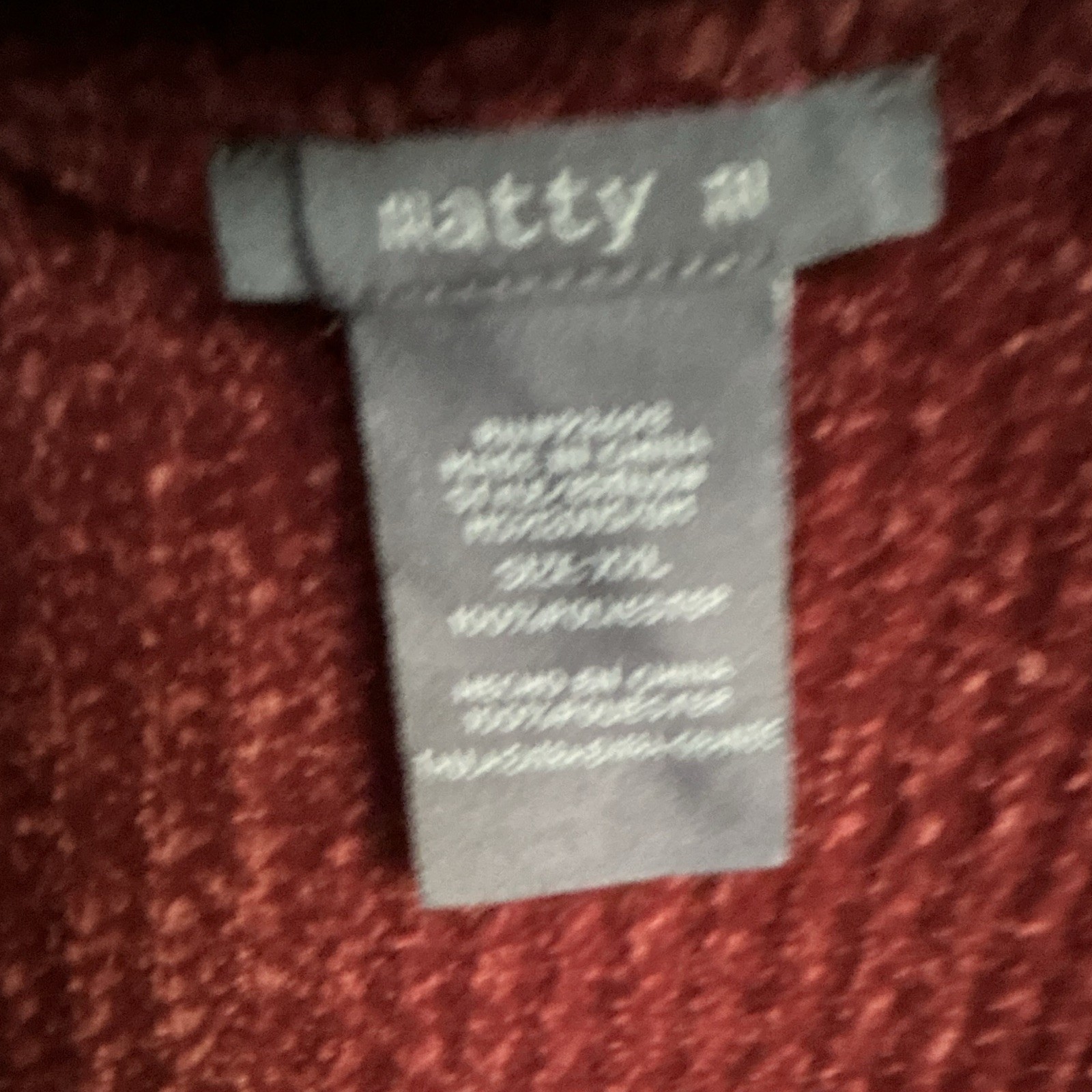Matty M Women’s Red Knit Open Front Cardigan Sweater Long Sleeve Solid XXL