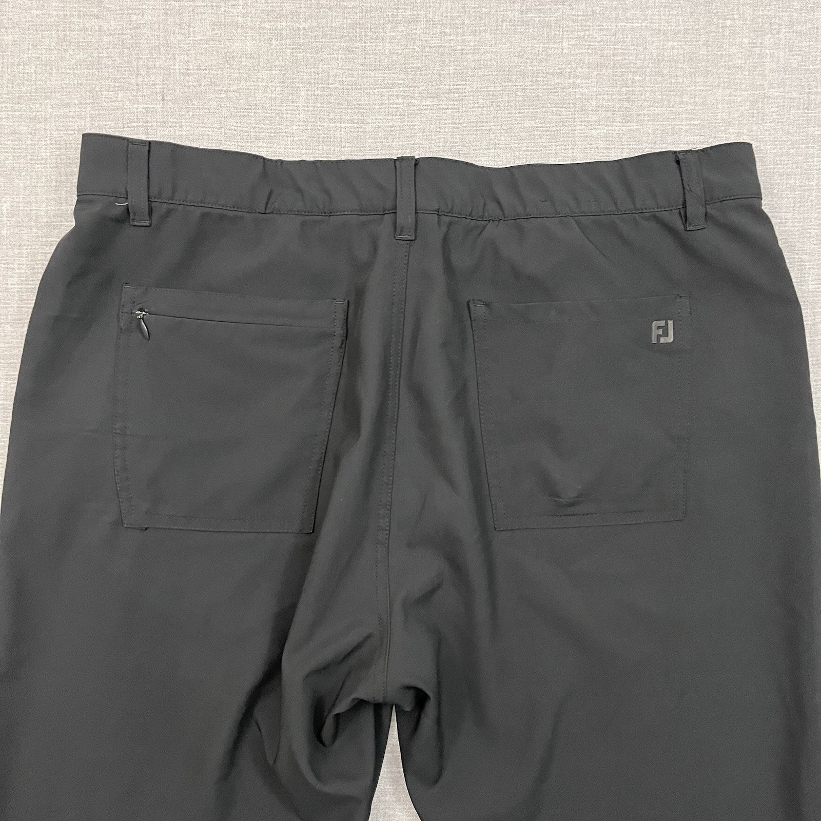 Footjoy Moxie Pants Mens 36×32 Black Performance Golf Chino 31315