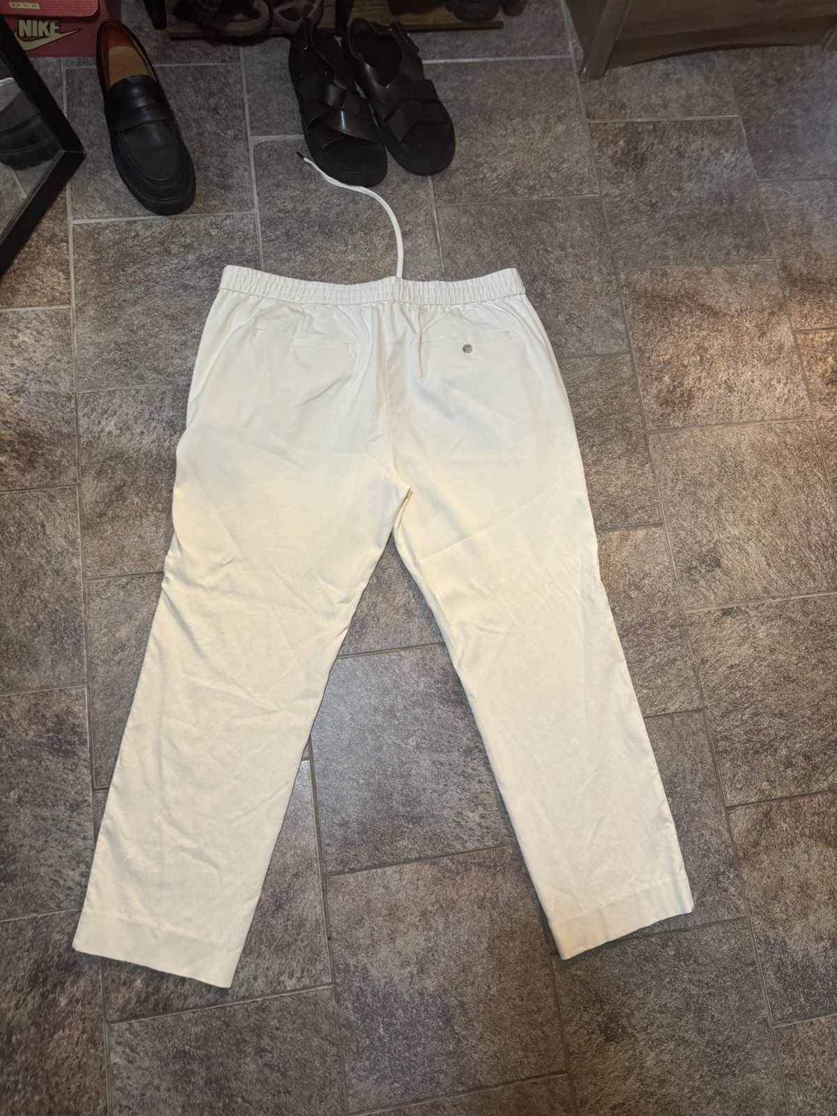 VINCE Owen Drawstring Pants Lyocell Cotton Size XXL Classic Fit